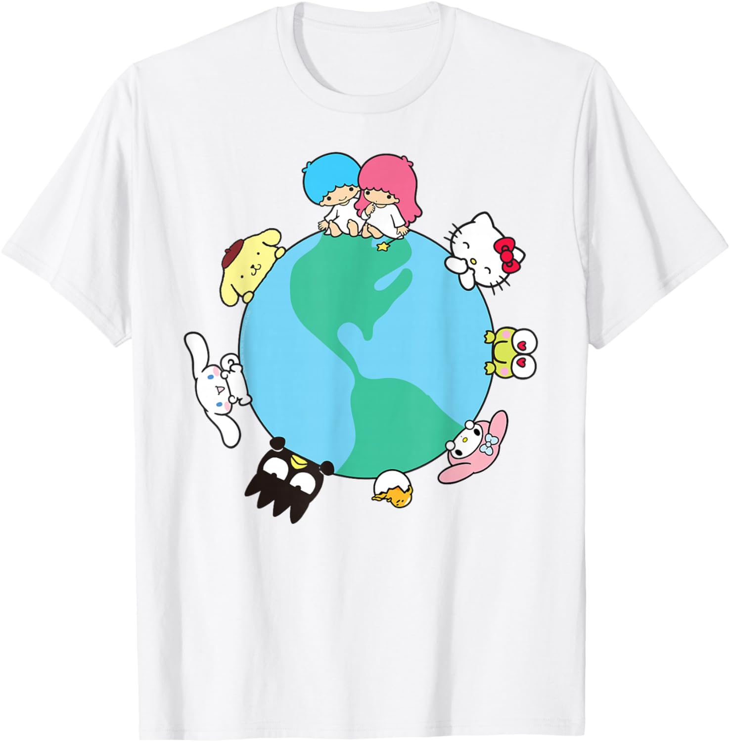 Hello Kitty and Friends Sanrio Earth T-Shirt for Fun and Fashion Lovers - 12