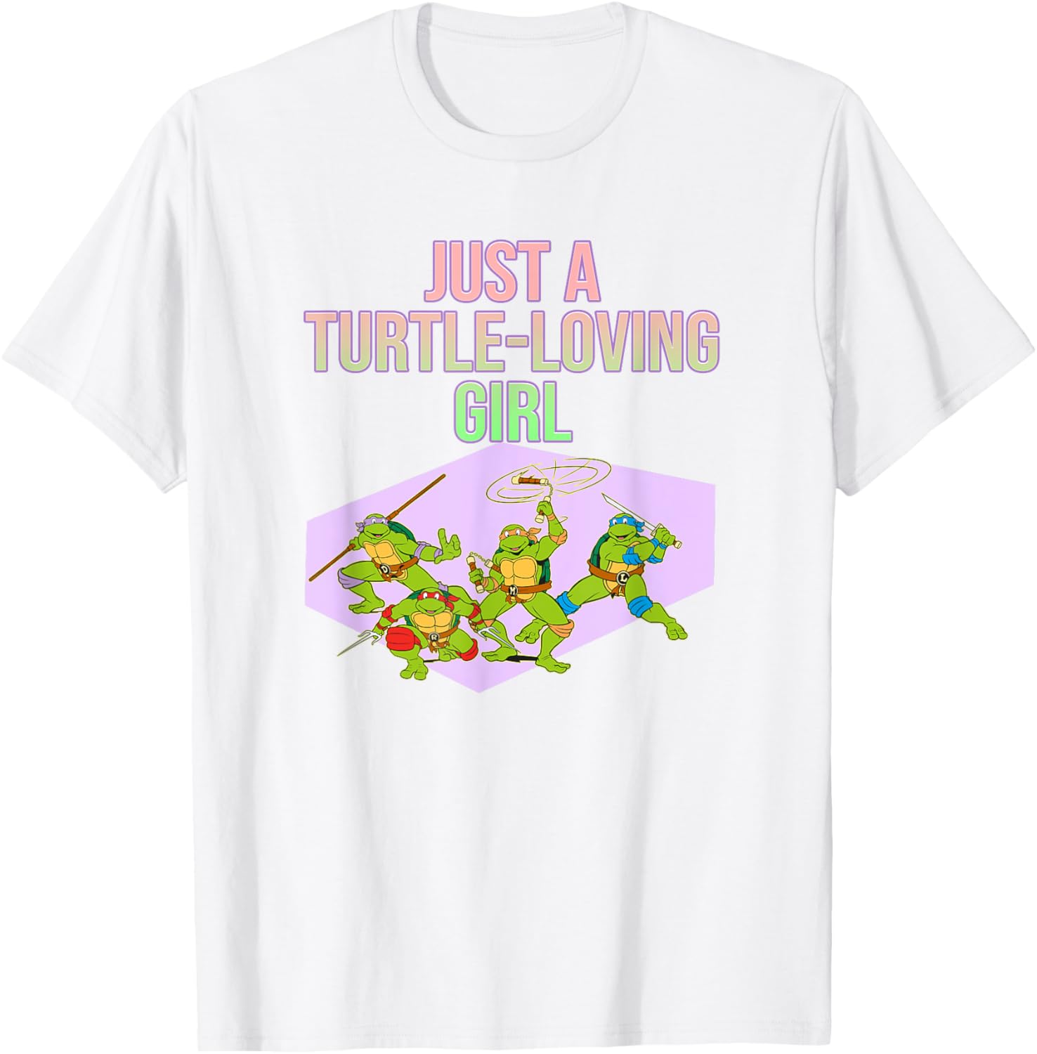 Mademark Teenage Mutant Ninja Turtles Turtle-Loving Girl T-Shirt - 6