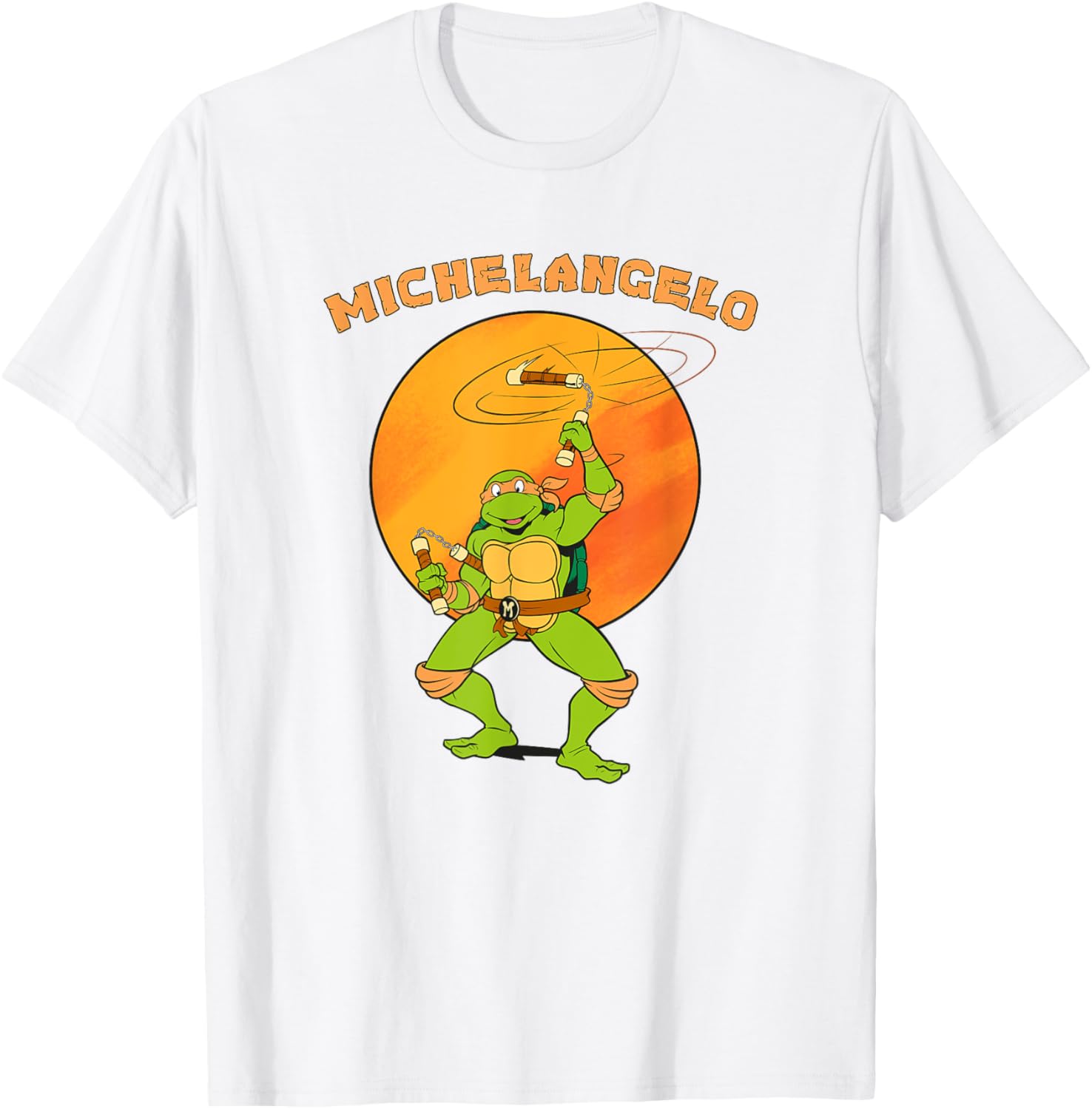 Mademark Teenage Mutant Ninja Turtles Michelangelo Standing Tall T-Shirt - 6