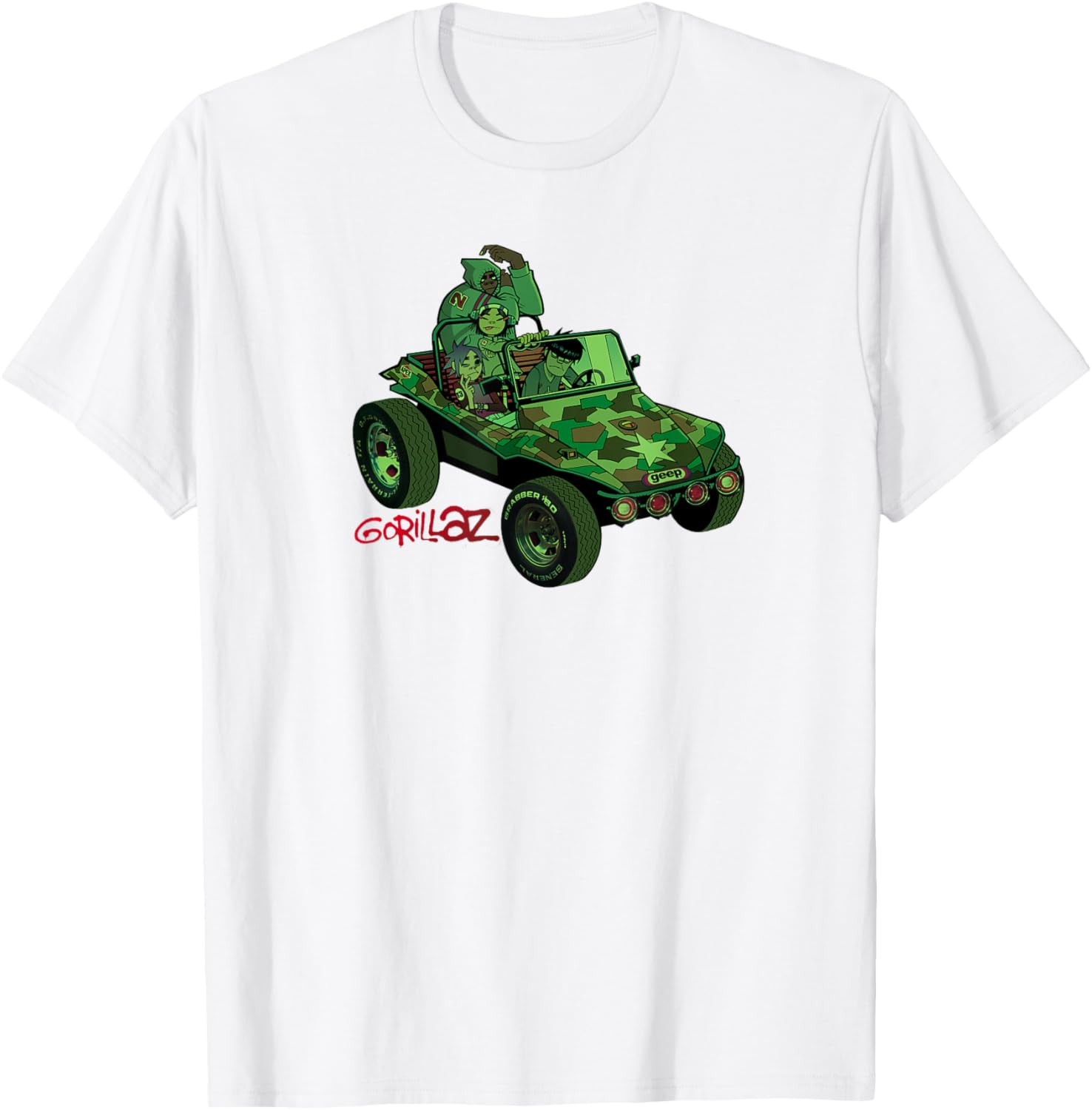Gorillaz Geep Logo Reverse T-Shirt for Music Fans and Trendsetters - 1