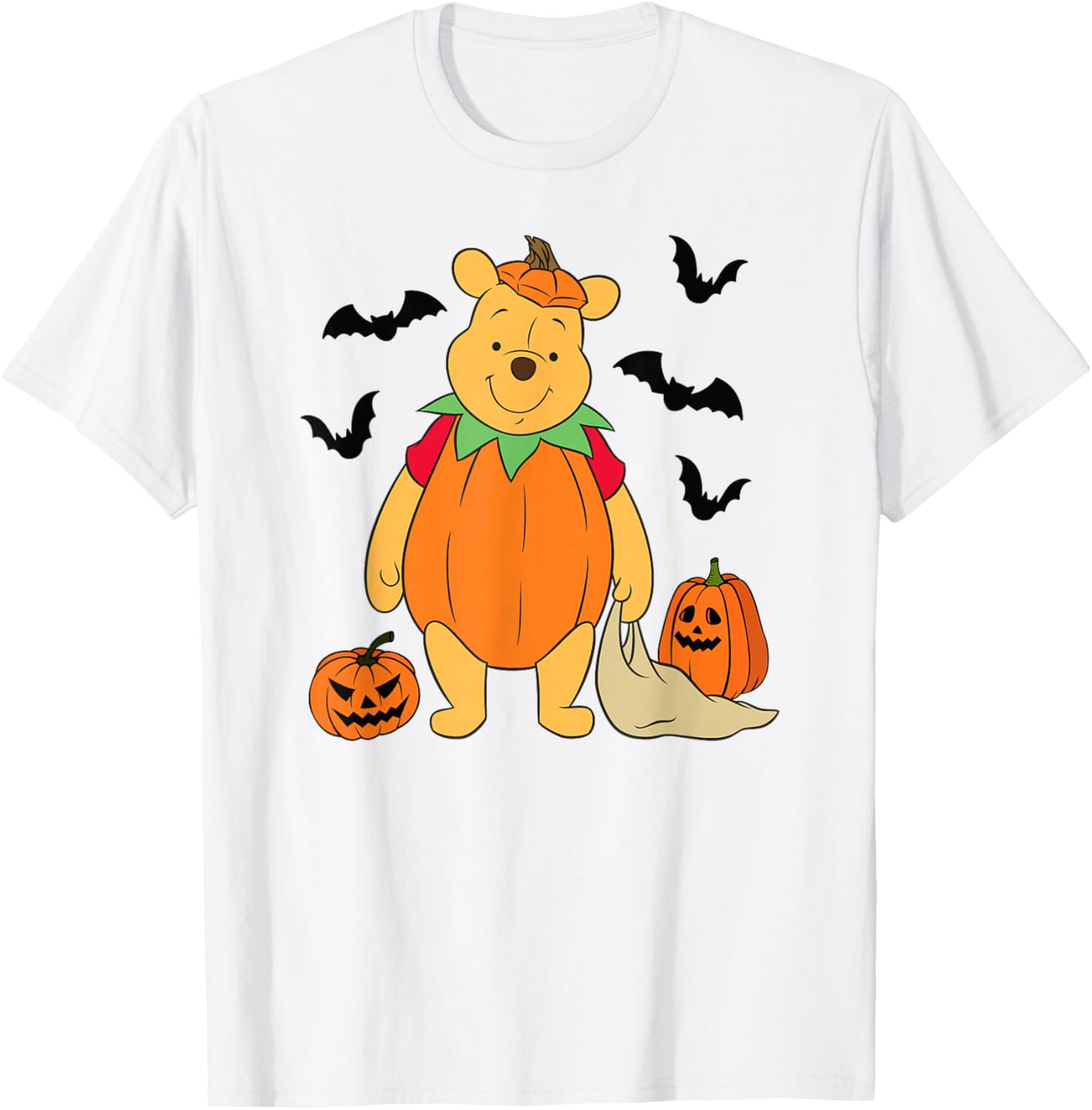 Disney Winnie the Pooh Halloween Big Pumpkin T-Shirt for Kids and Adults - 2