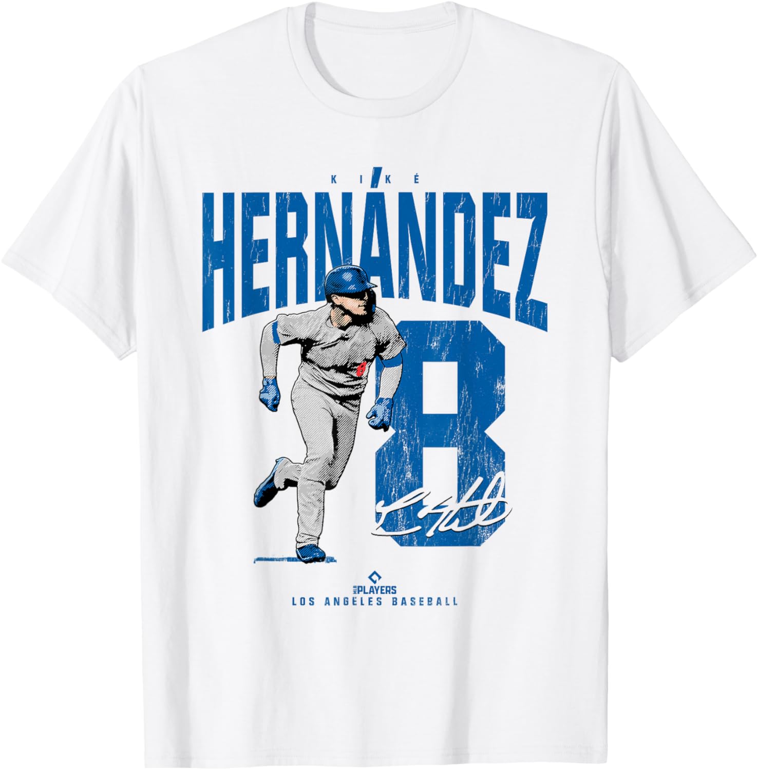Kike Hernandez Los Angeles Dodgers MLB T-Shirt for Fans and Collectors - 1