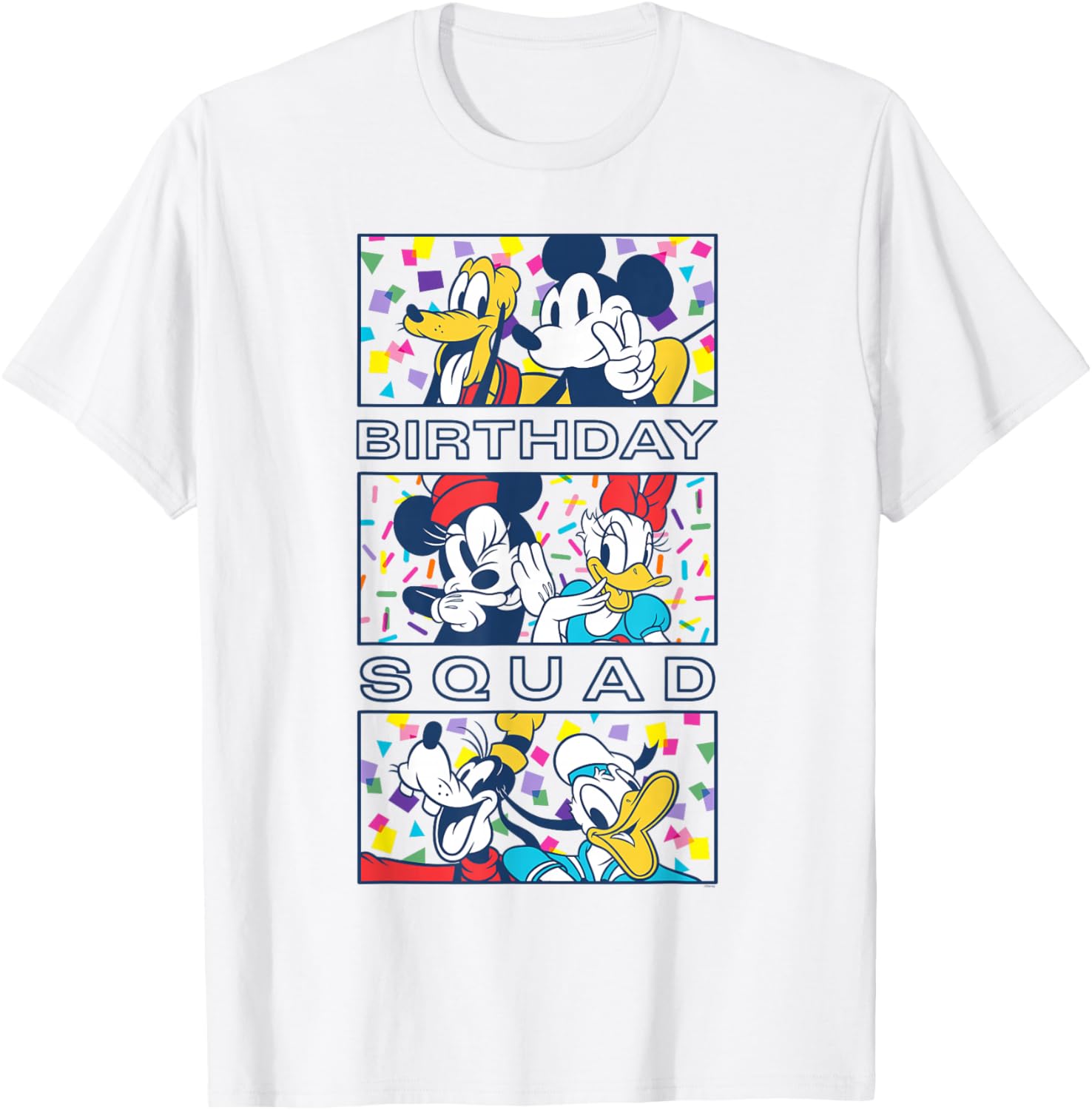 Disney Mickey Mouse Confetti Crew Birthday Squad T-Shirt for Kids - 5