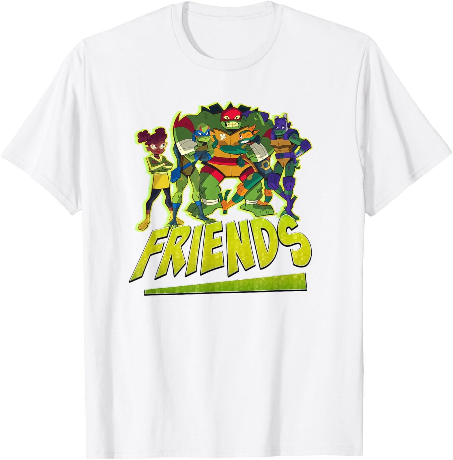 Mademark Teenage Mutant Ninja Turtles Friends T-Shirt for Fans - 5