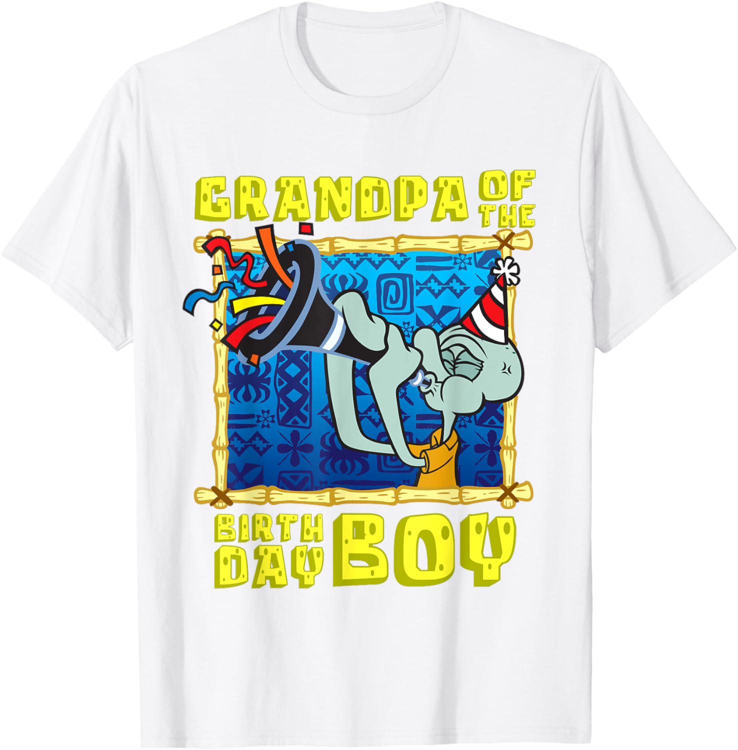 Mademark SpongeBob SquarePants Grandpa of the Birthday Boy T-Shirt - 10