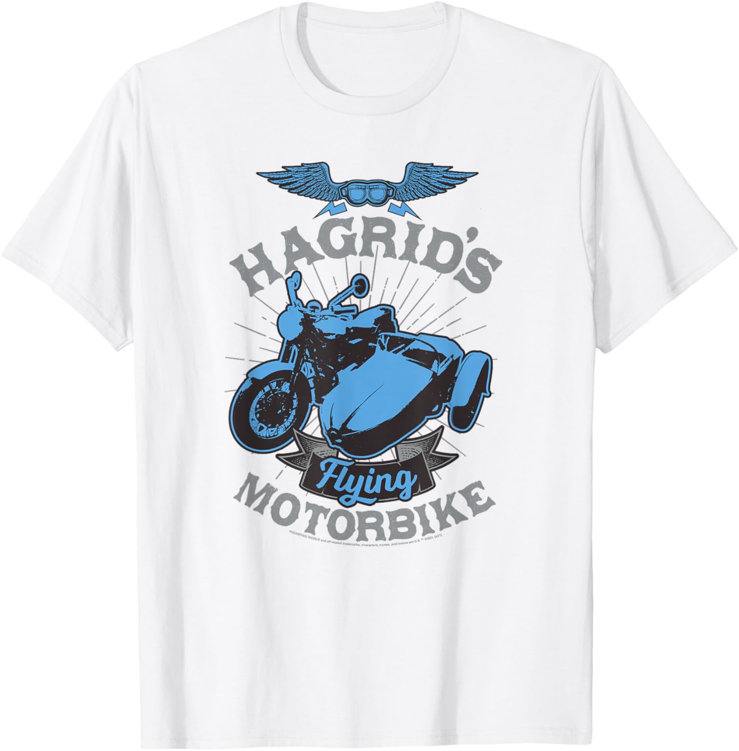 Harry Potter Hagrid's Flying Motorbike T-Shirt for Fans and Collectors - 3