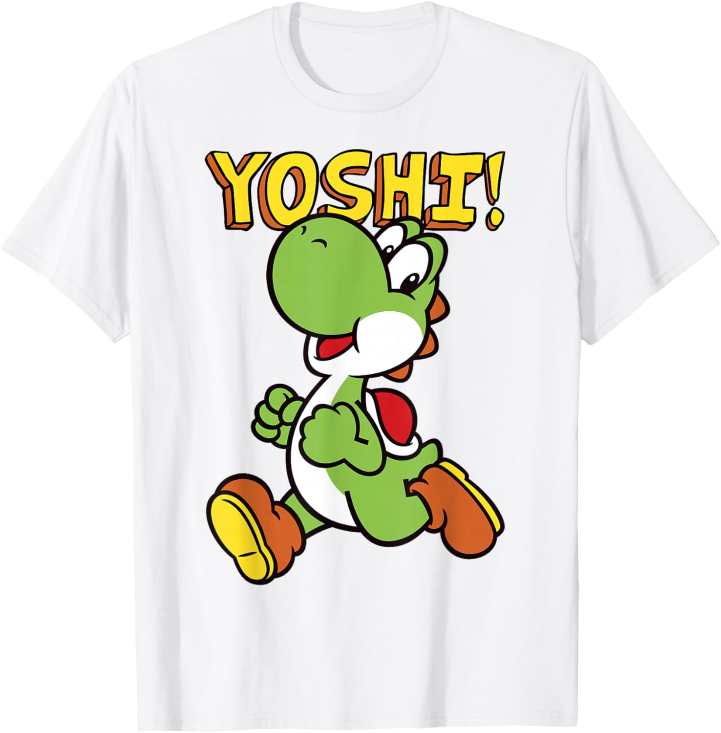 Super Mario Yoshi Intro Jump Graphic T-Shirt for Fans of All Ages - 3