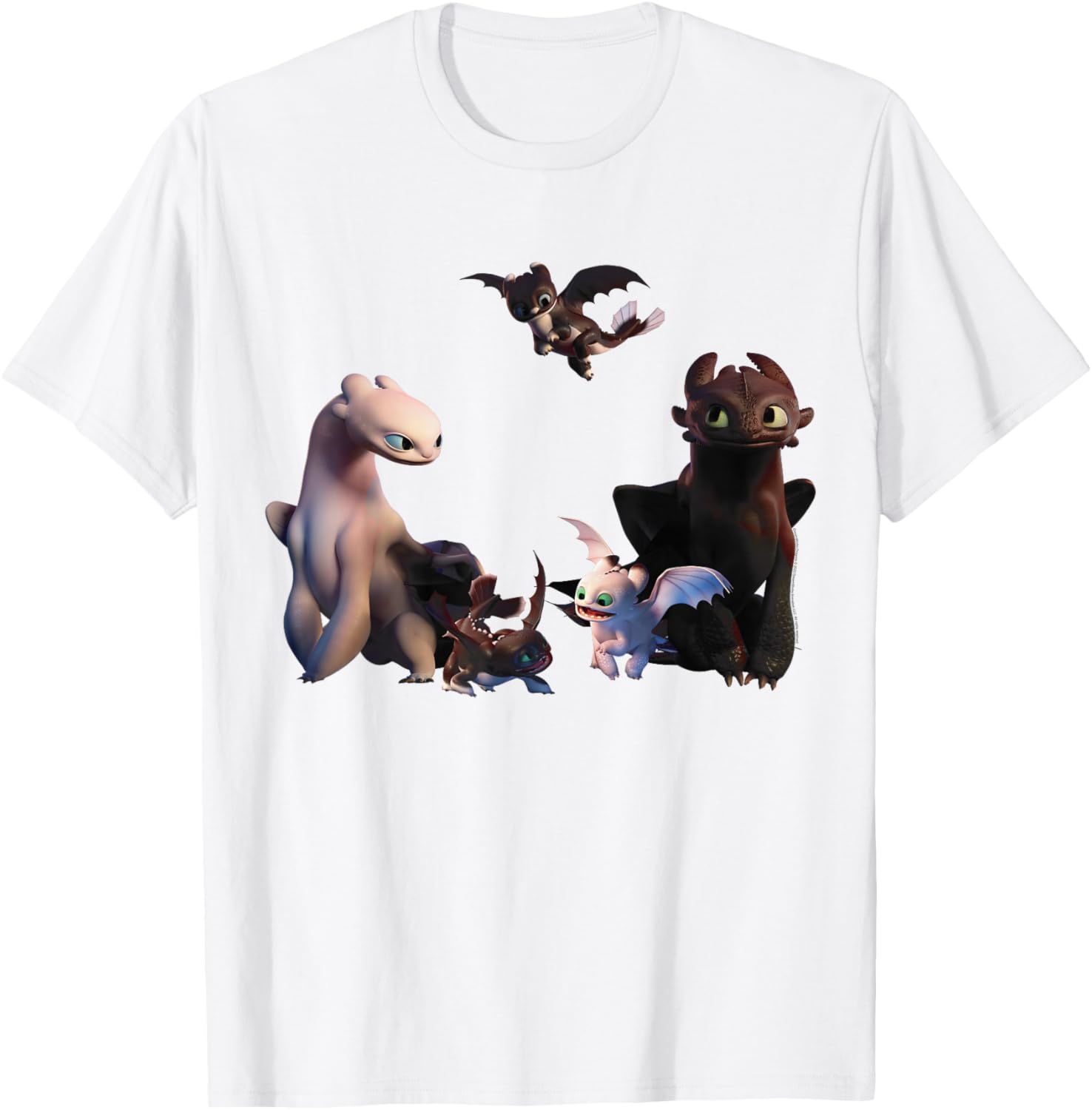 Night Fury Family T-Shirt from How to Train Your Dragon 3 - Perfect for Fans - 9