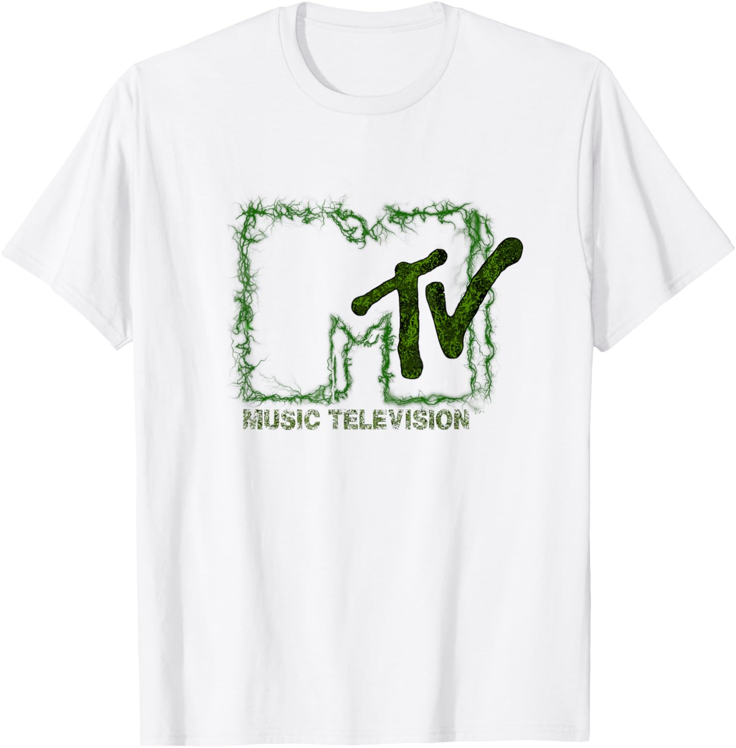 Mademark x MTV Eco-Friendly T-Shirt with Electric Green Logo Design - 9