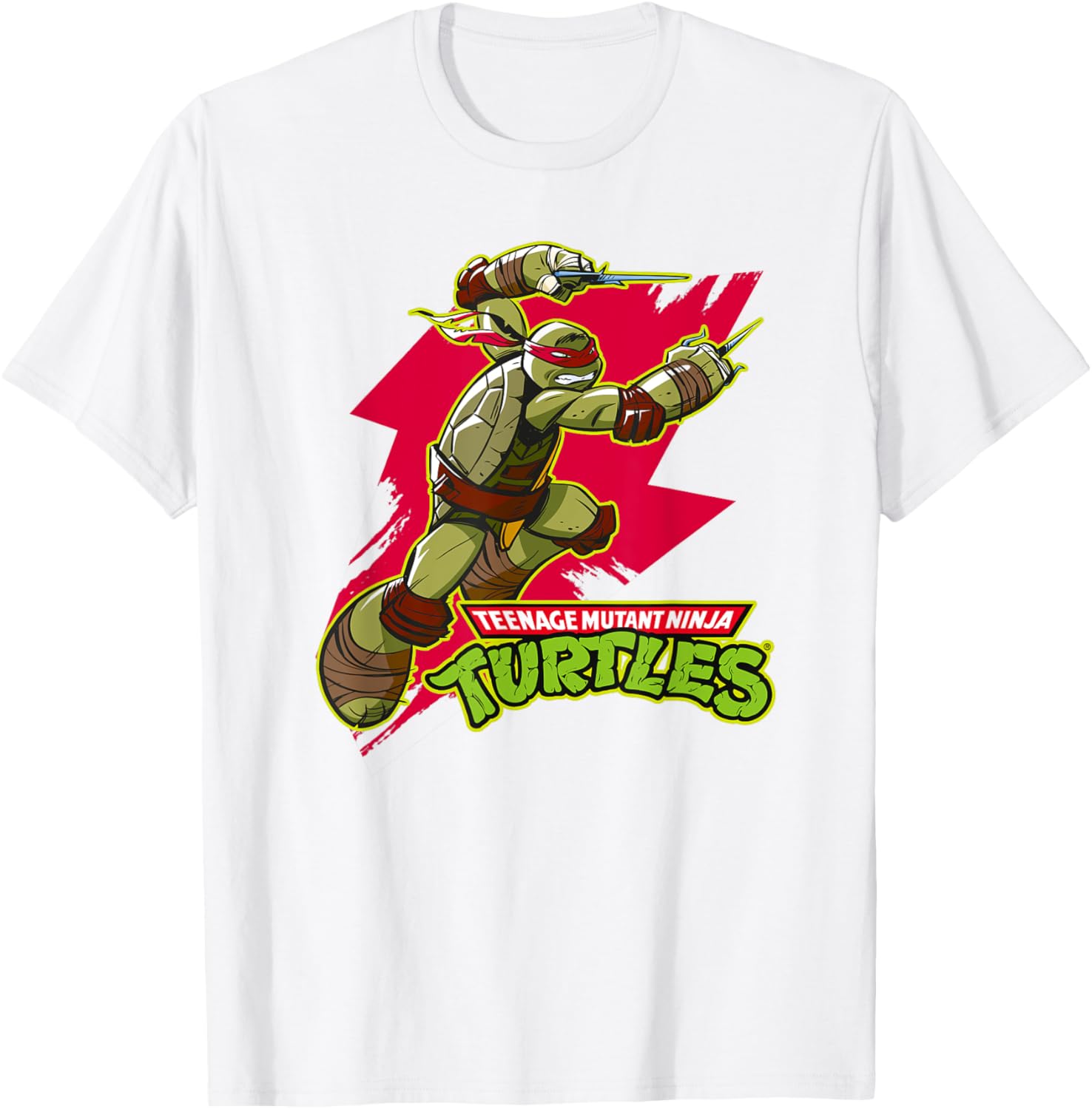 Mademark Teenage Mutant Ninja Turtles Raphael Red Splash T-Shirt for Fans - 1