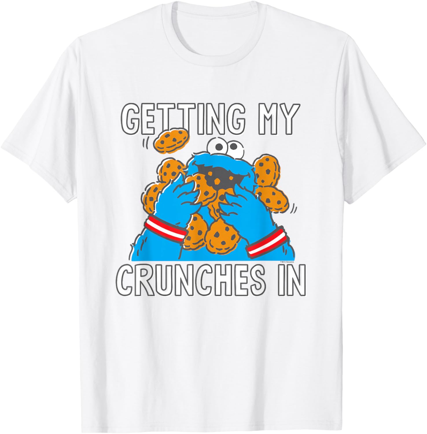 Cookie Monster My Crunches T-Shirt for Kids and Adults Fun Apparel - 2