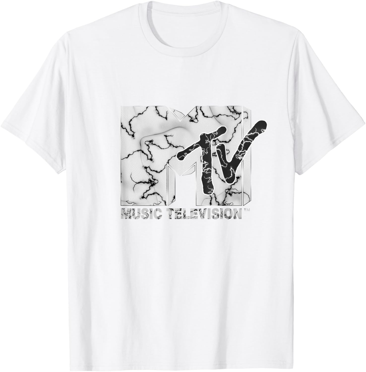 Mademark x MTV Electric Flashes Good Vibes T-Shirt for Trendy Style - 11