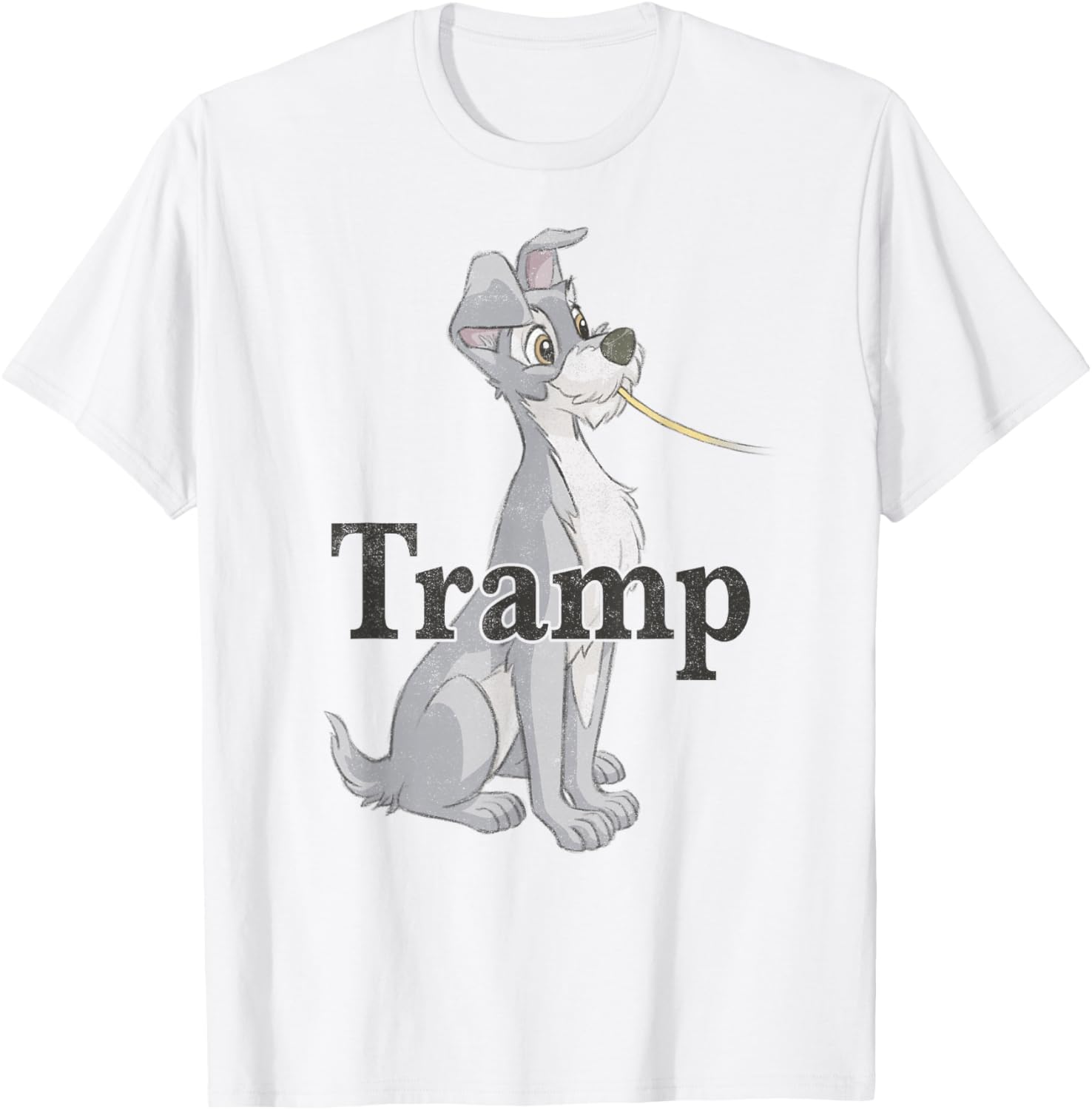 Disney Lady and the Tramp Spaghetti Couples T-Shirt for Fun Lovers - 5