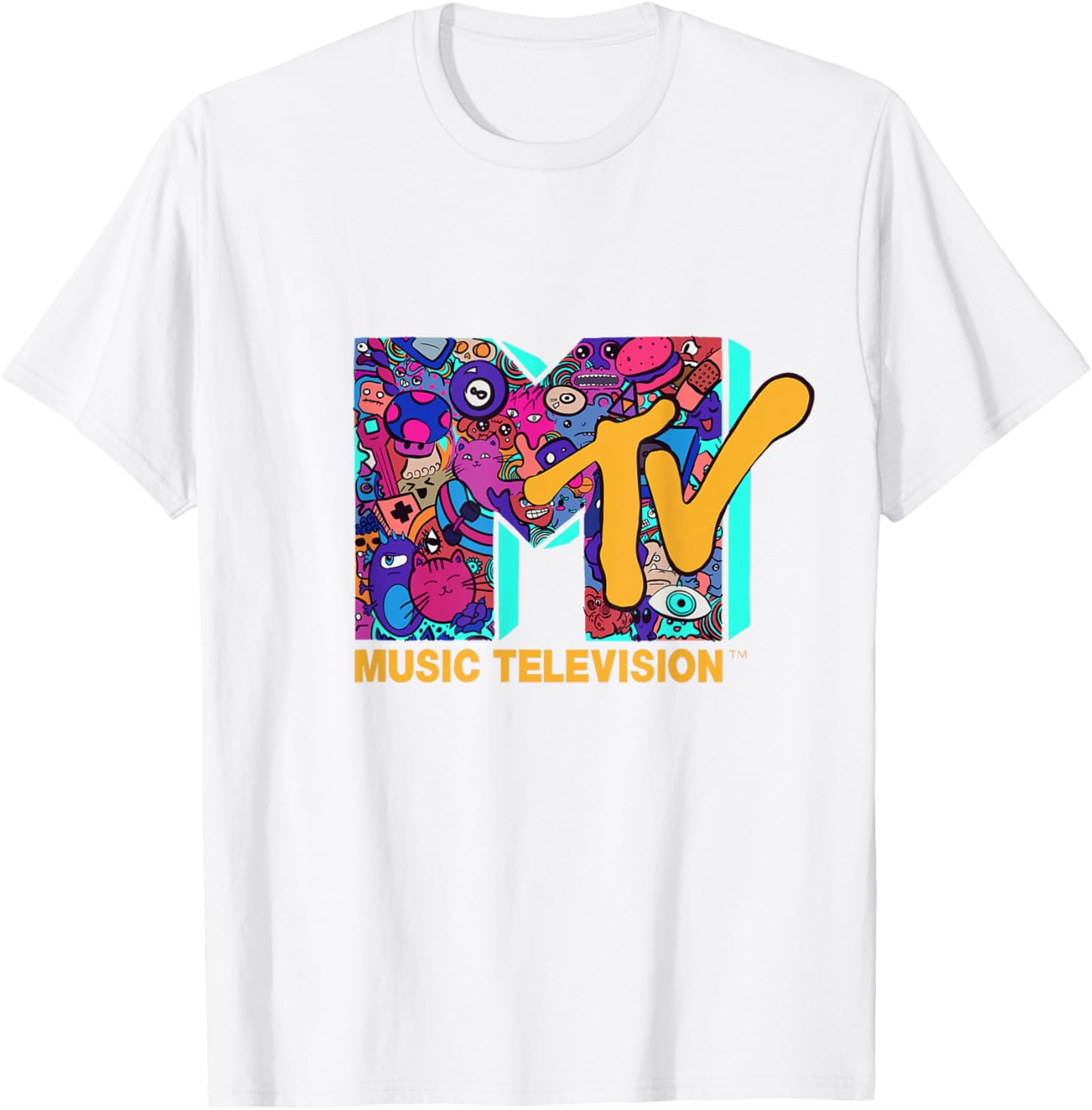 Mademark x MTV Official Logo T-Shirt in Modern Comic Style Design - 2