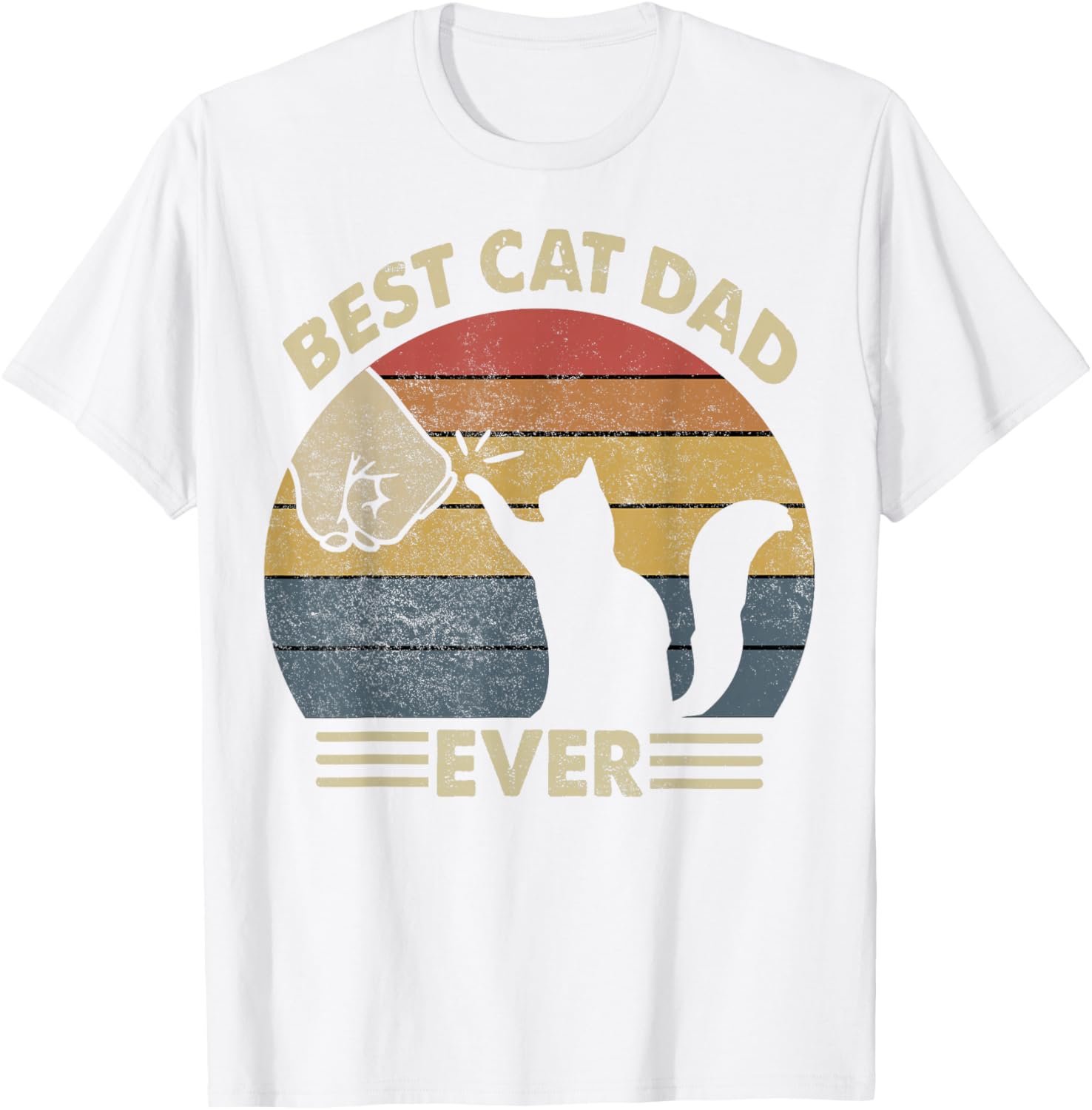 Funny Cat Dad T-Shirt for Men - Best Gift for Cat Lovers - 17