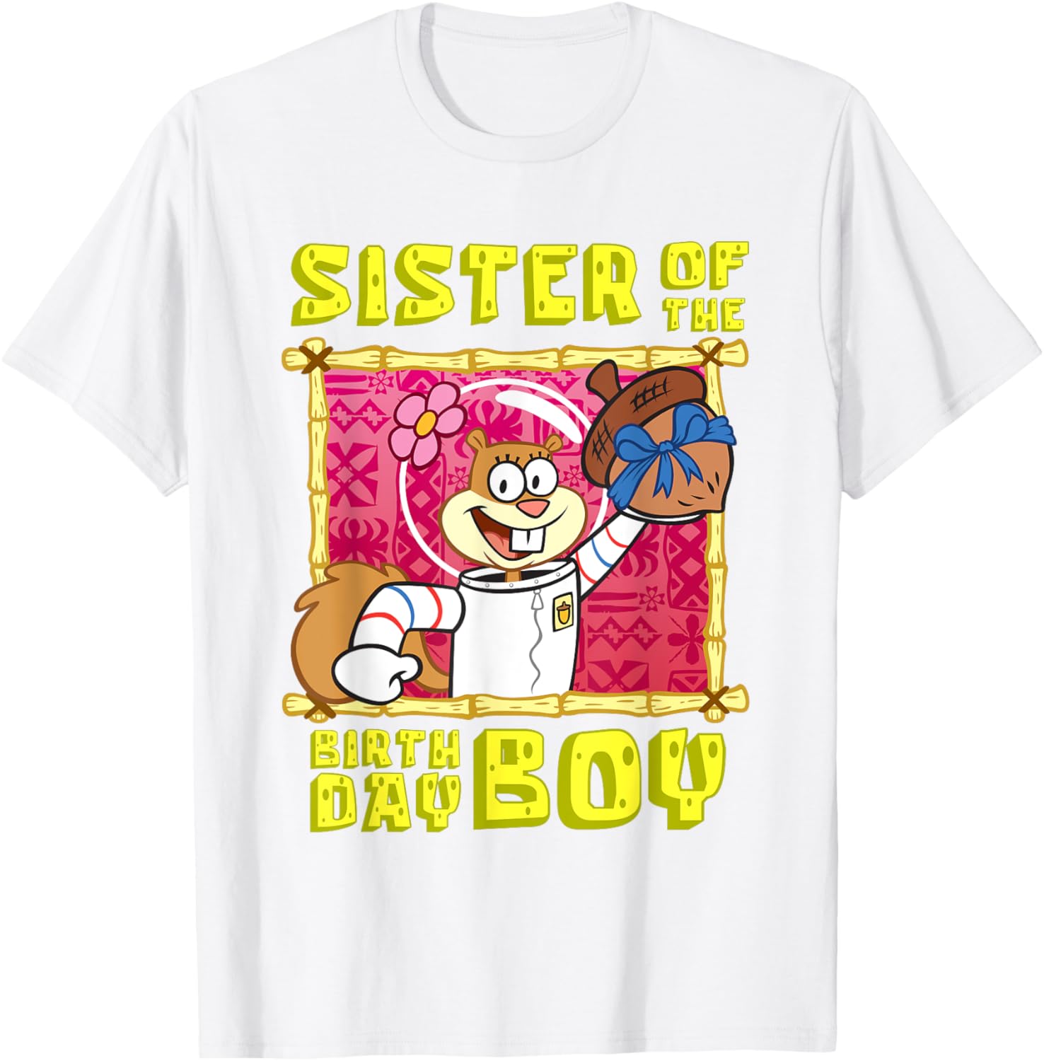 Mademark SpongeBob Sister Birthday Gift T-Shirt for Girls Fun Design - 3
