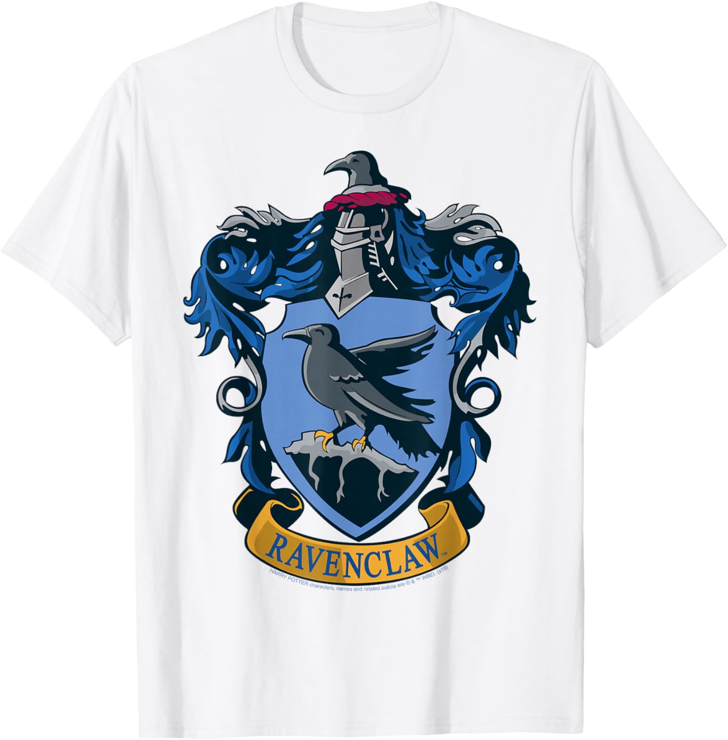 Ravenclaw Hogwarts House Nouveau Crest T-Shirt for Harry Potter Fans - 2