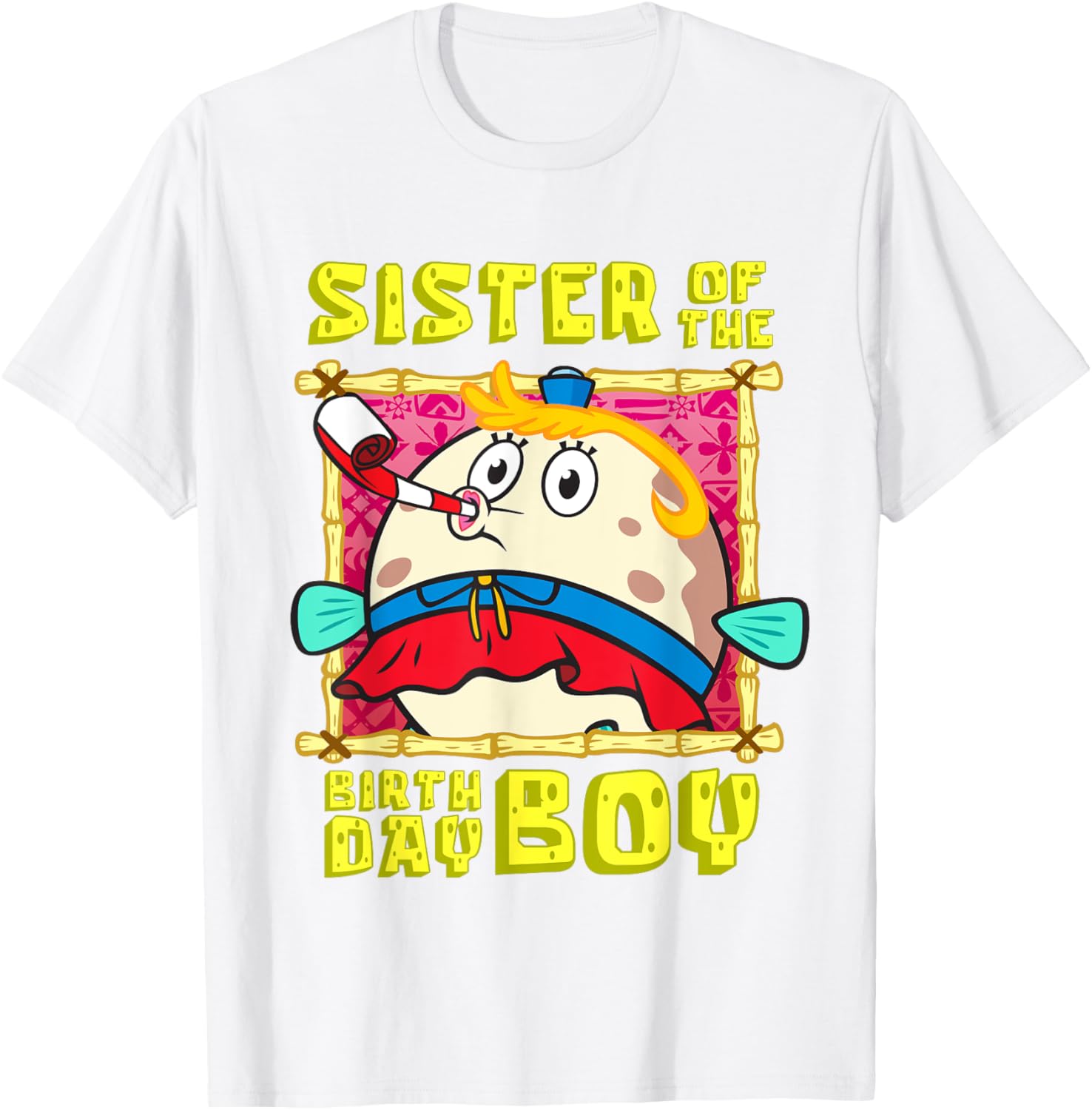 Mademark x SpongeBob SquarePants Mrs Puff Gift T-Shirt for Girls - 12