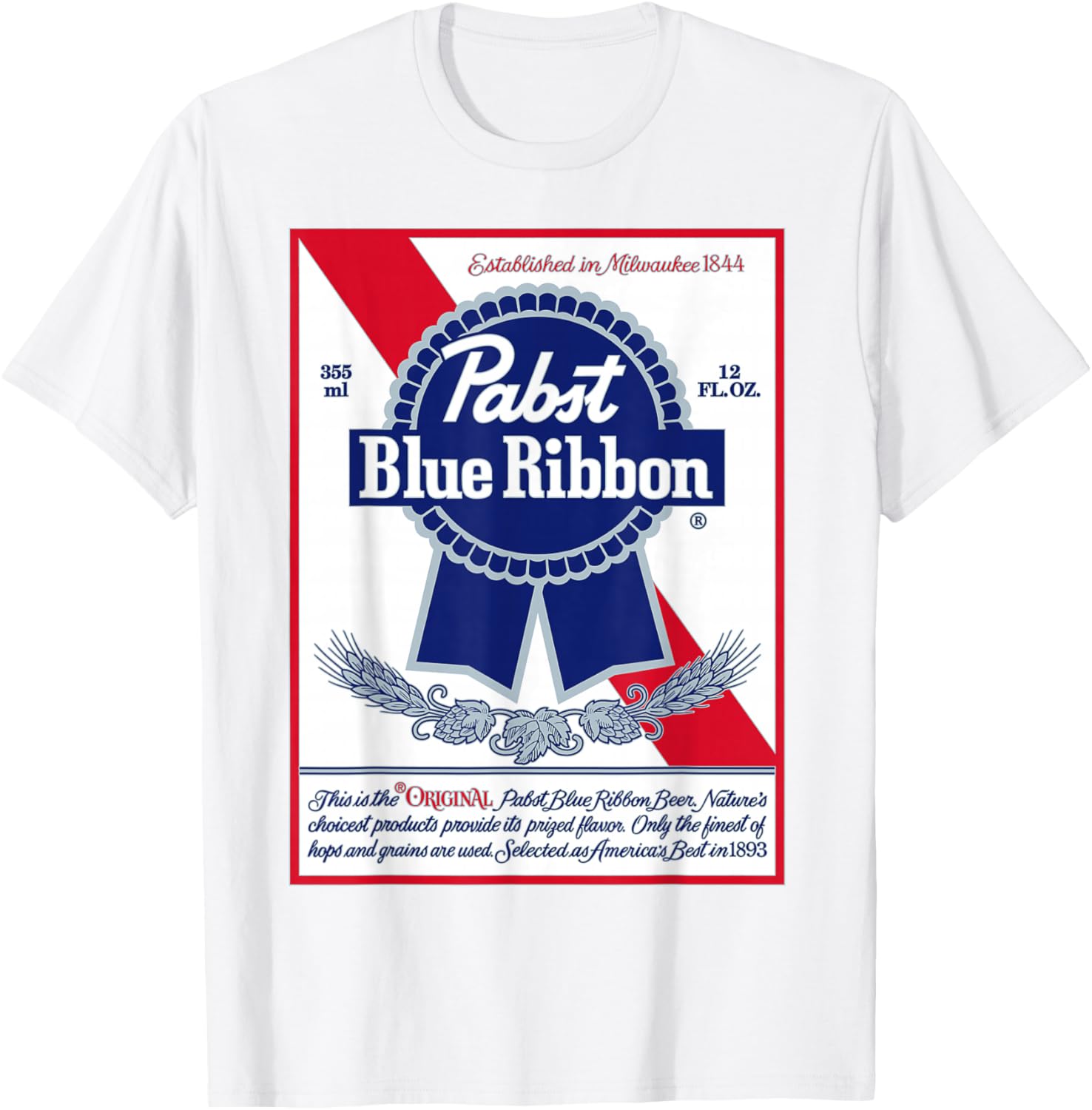 Pabst Vintage Blue Ribbon T-Shirt Stylish Fashion for Casual Wear - 7