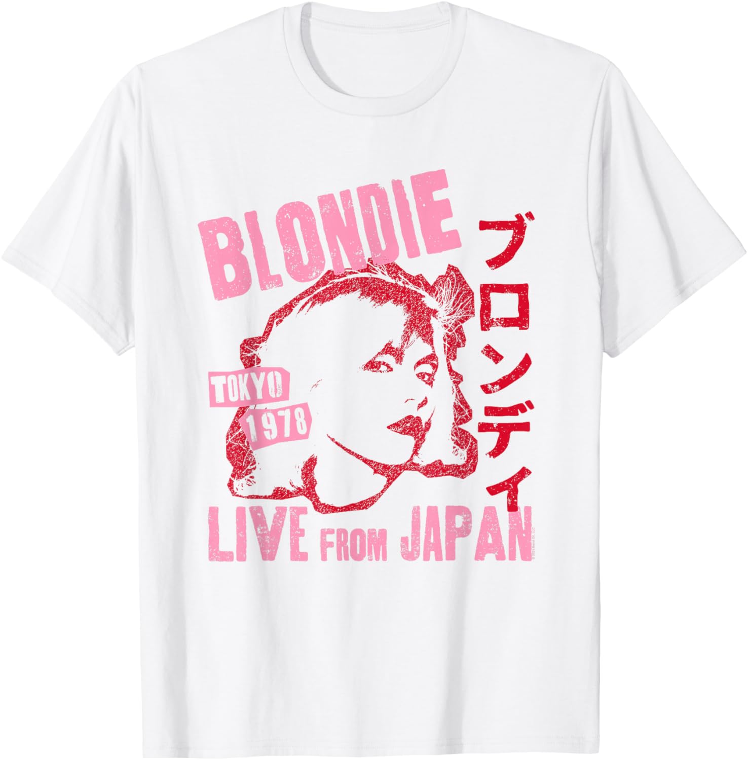 Blondie Live from Japan Vintage Band T-Shirt for Music Lovers - 3