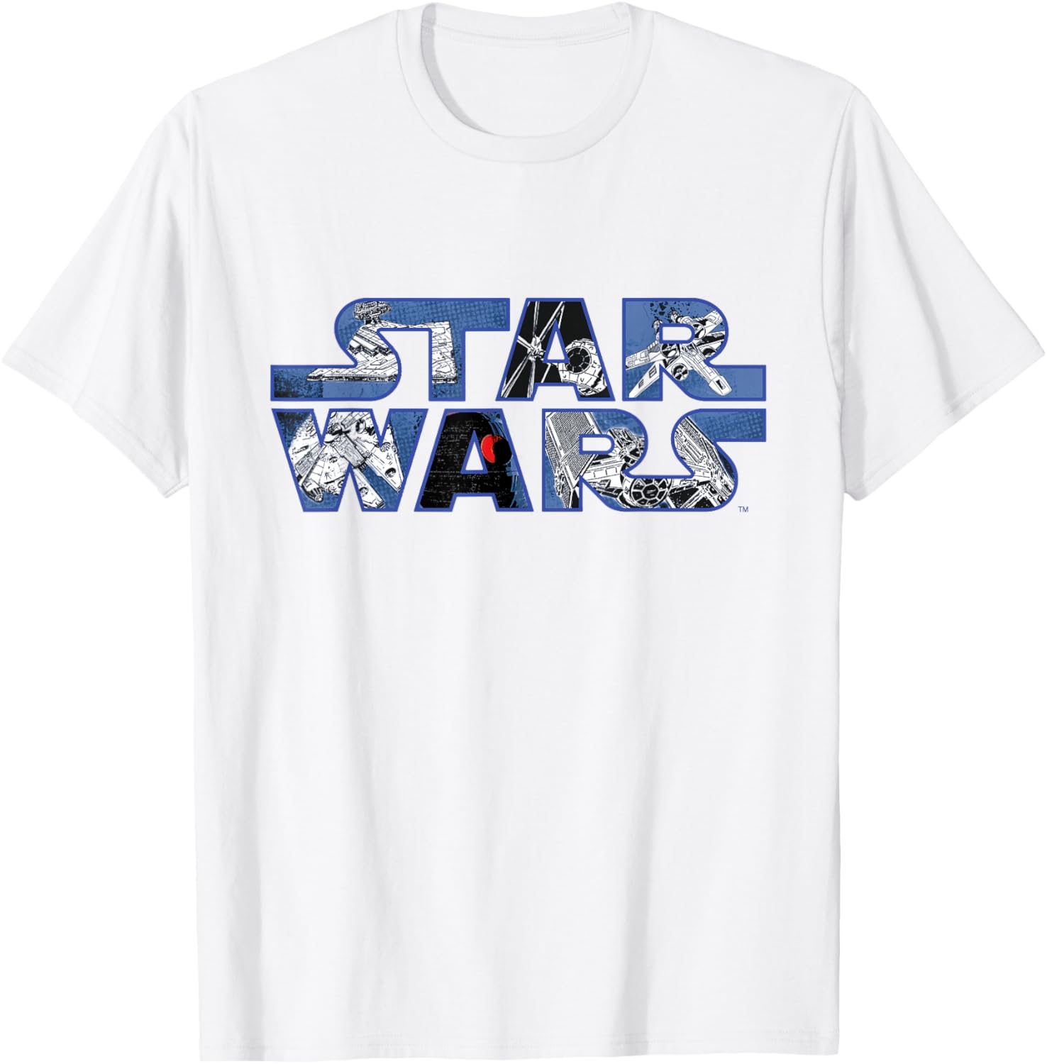 Star Wars Millennium Falcon and Death Star T-Shirt for Fans and Collectors - 9