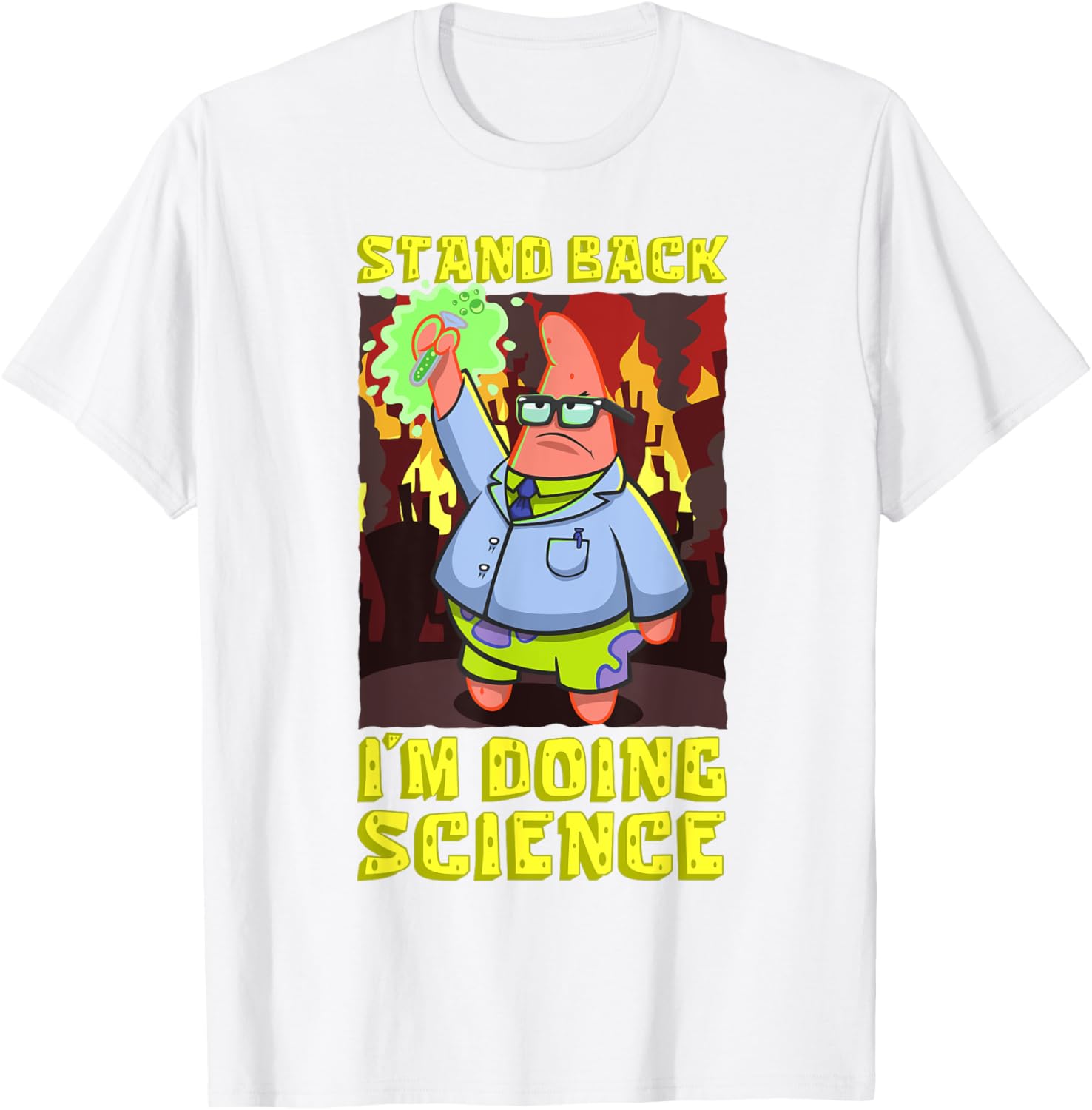 Mademark x SpongeBob SquarePants Science Experiment T-Shirt for Kids - 14