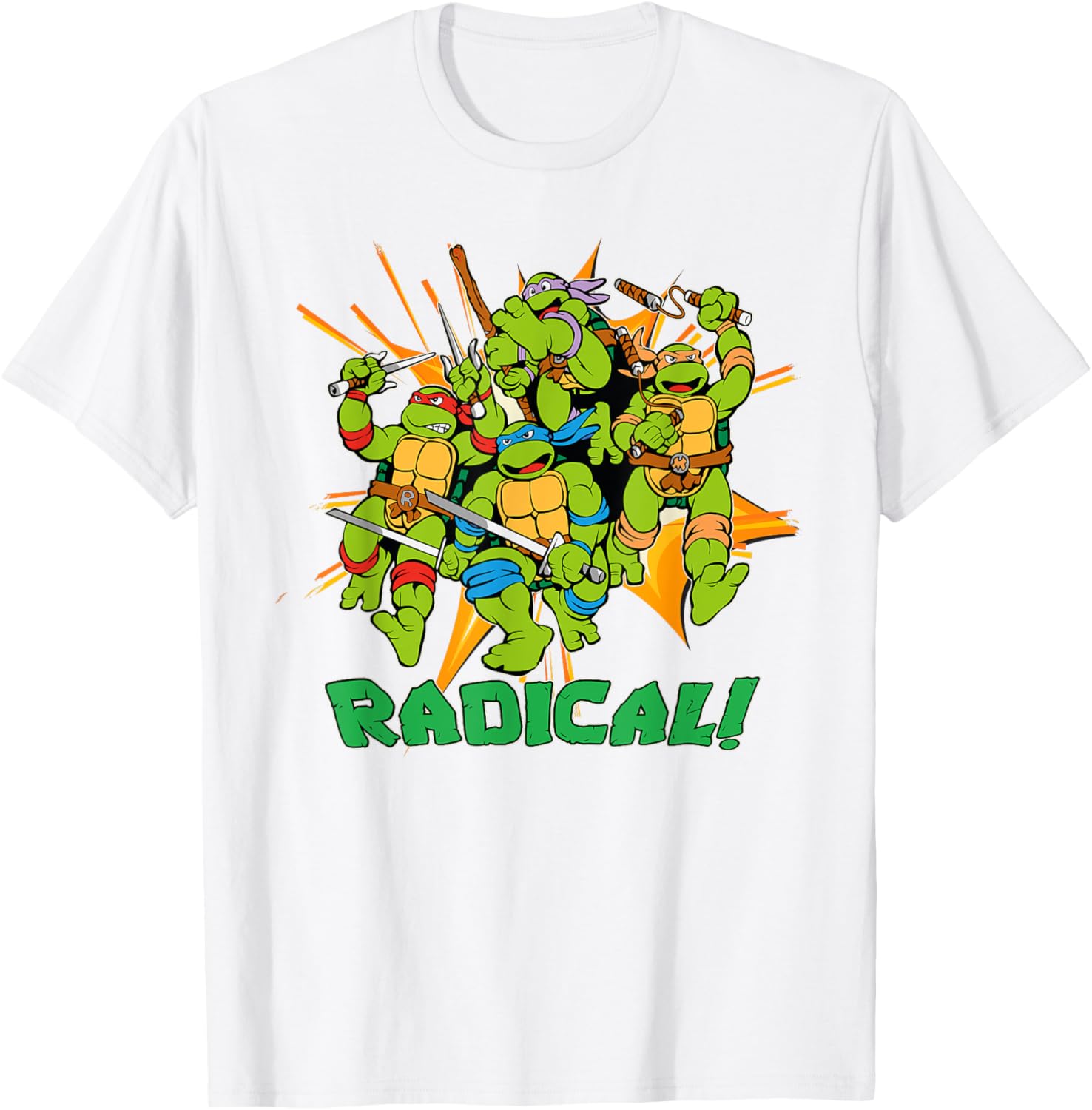 Mademark Teenage Mutant Ninja Turtles Radical T-Shirt for Fans - 3