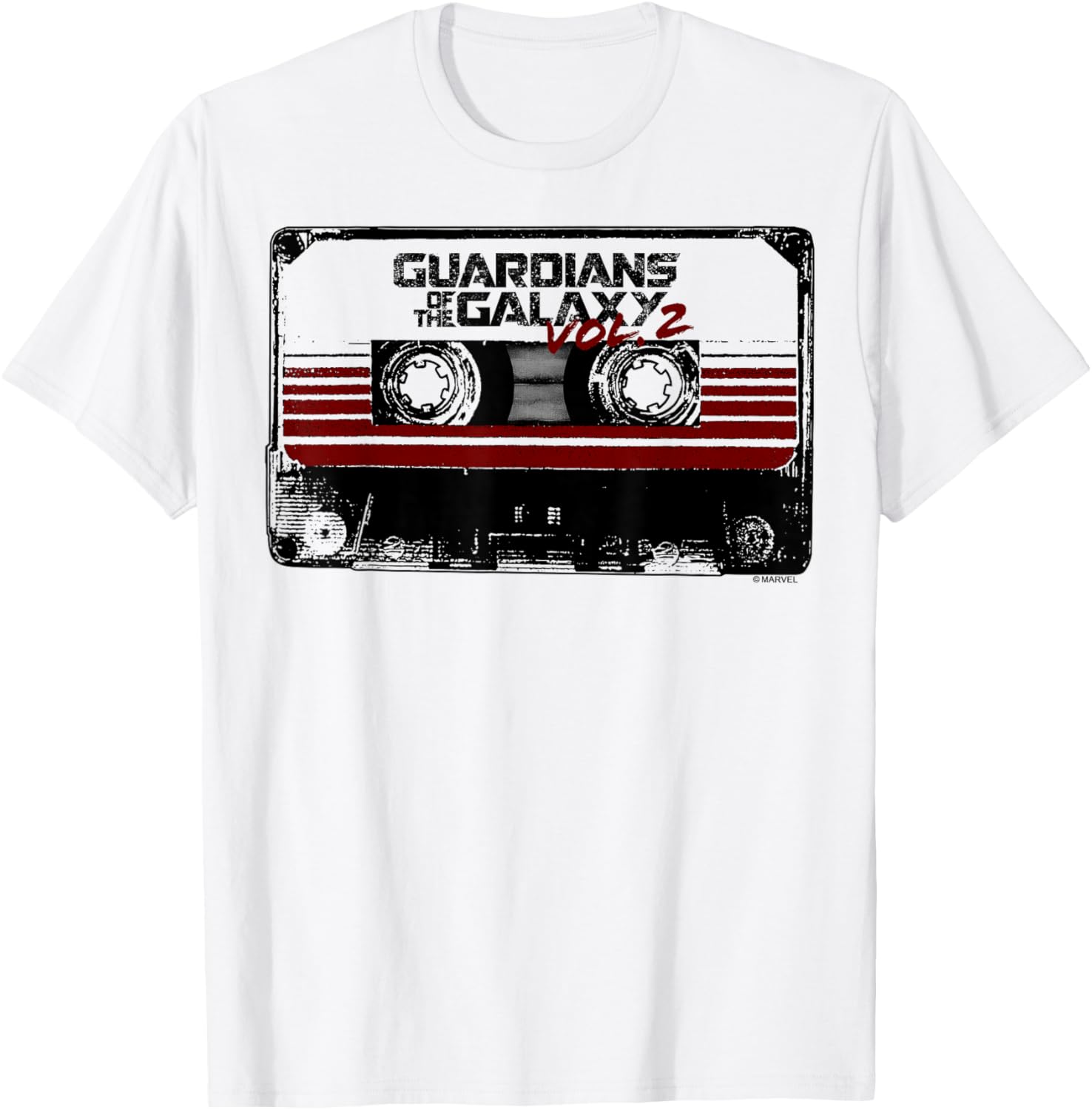 Marvel Guardians of the Galaxy Vol 2 Awesome Mix Tape Logo T-Shirt - 4