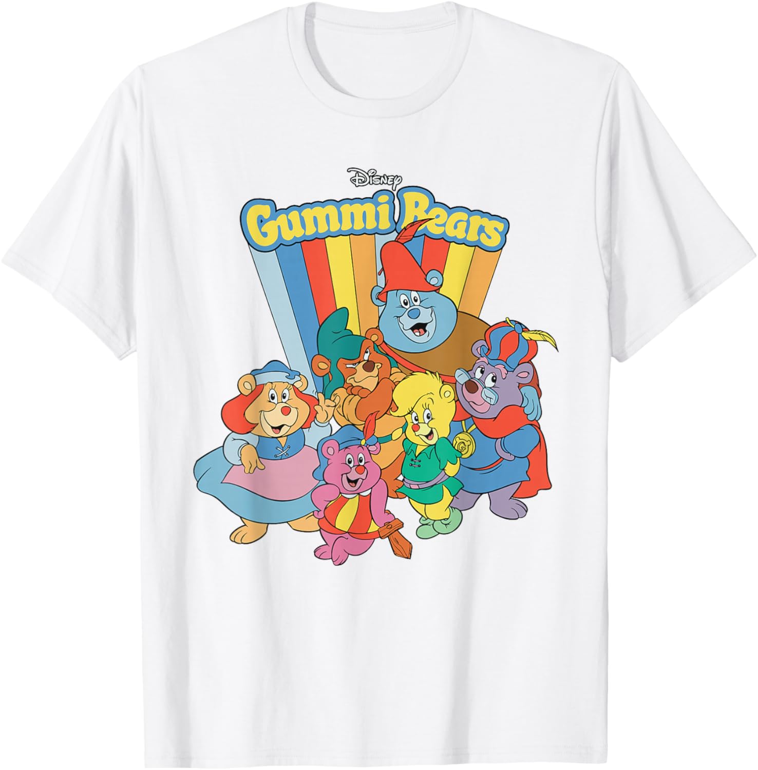 Disney Rubber Bear Band Retro T-Shirt for Fun and Fashion Lovers - 4
