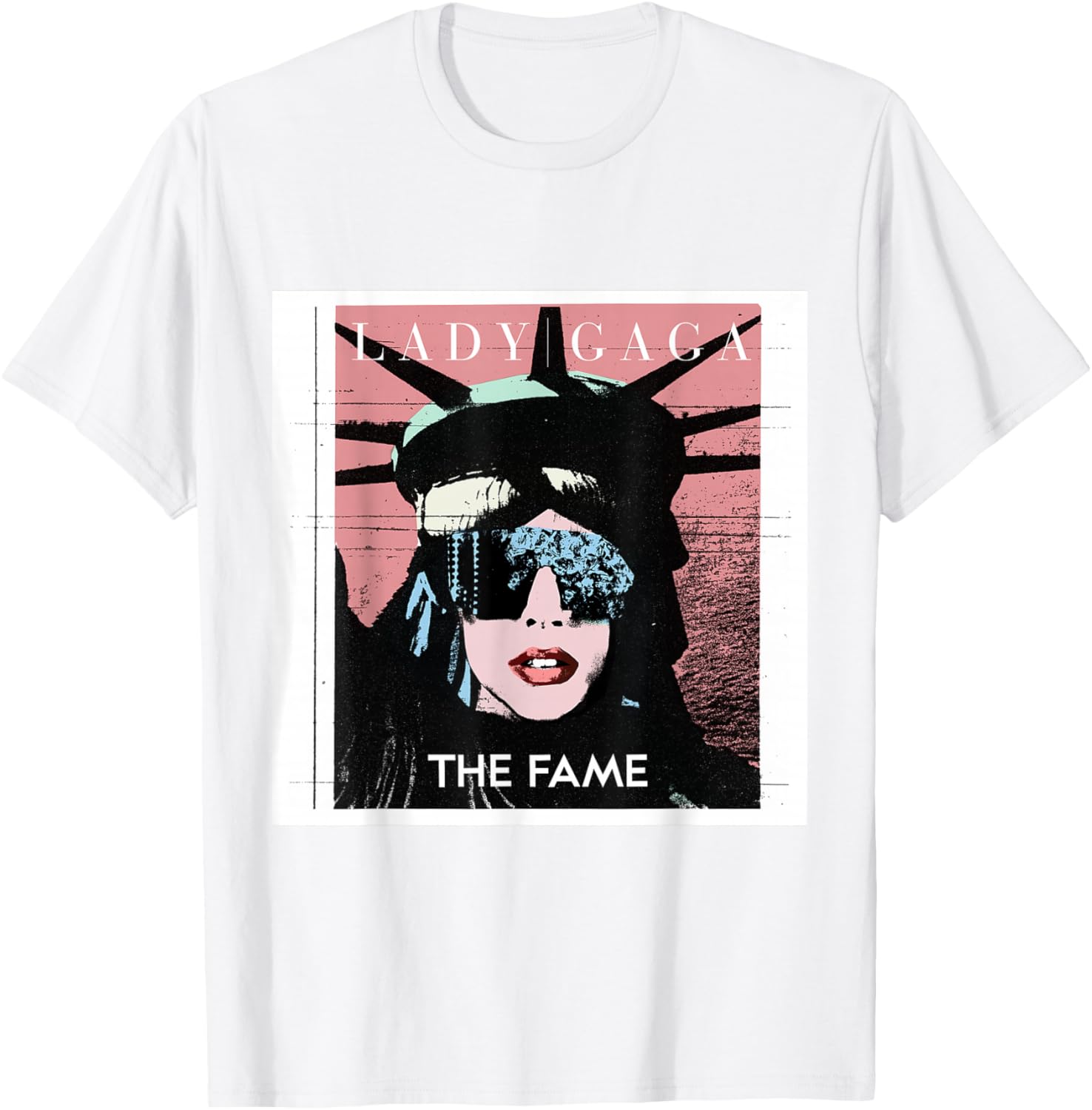 Lady Gaga Statue of Liberty T-Shirt for Fashion-Forward Fans - 2