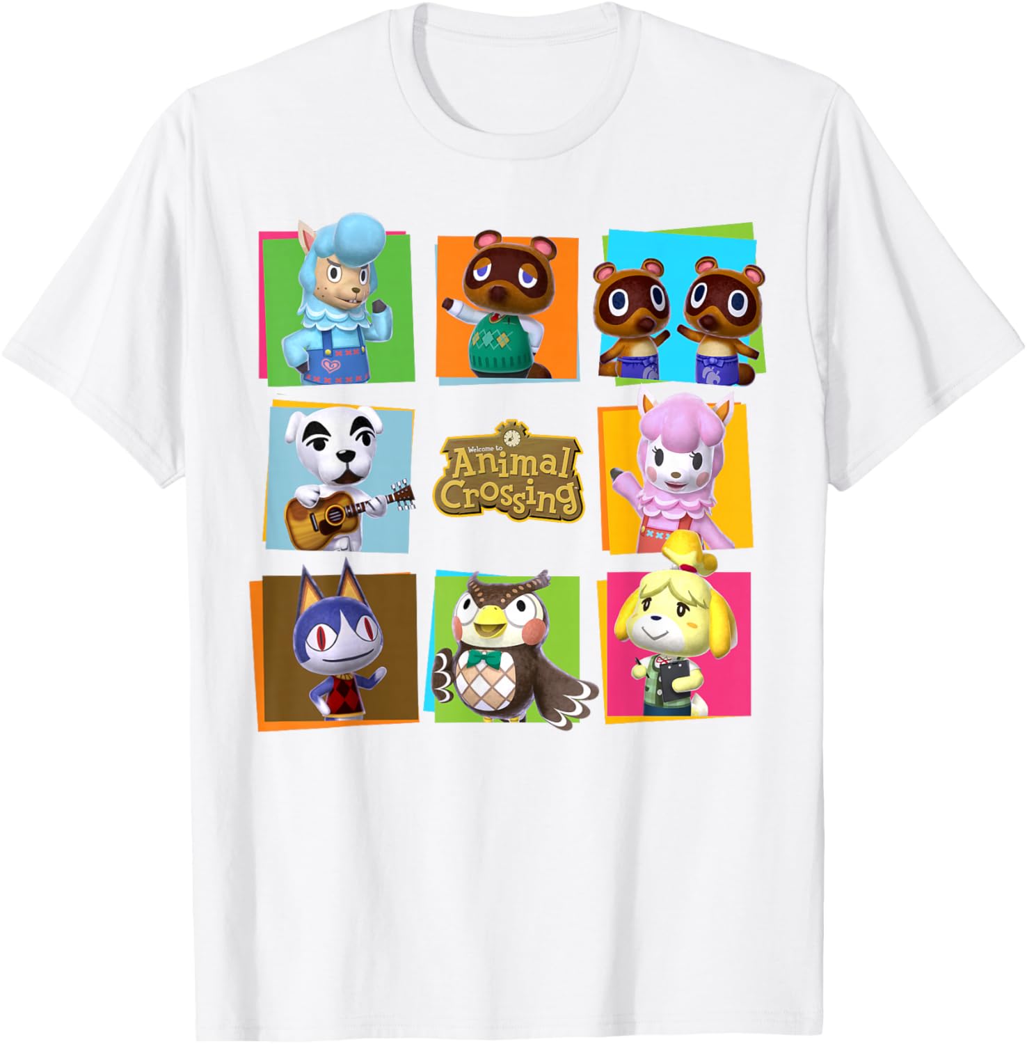 Animal Crossing Group Shot Panels T-Shirt for Fun and Stylish Looks - 5