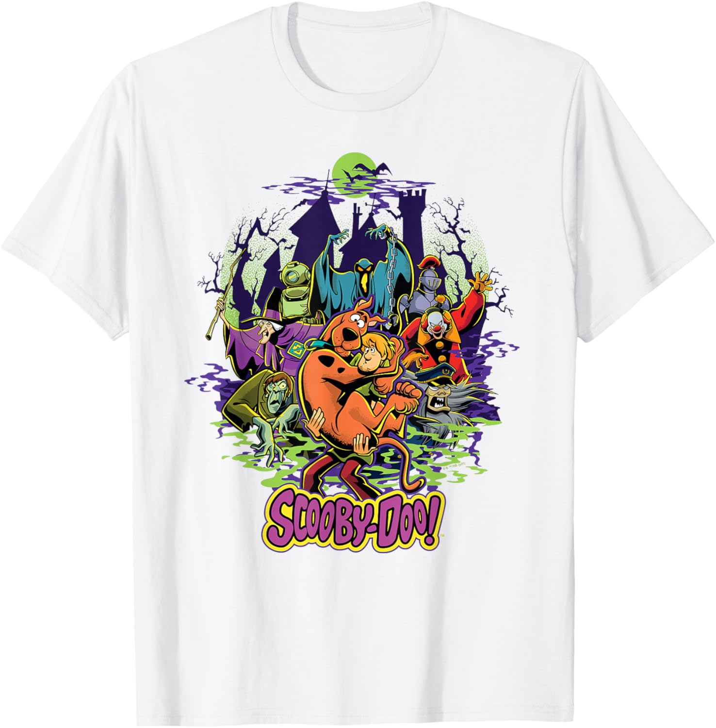 Scooby-Doo and Shaggy Monster Chase T-Shirt for Kids and Adults - 4