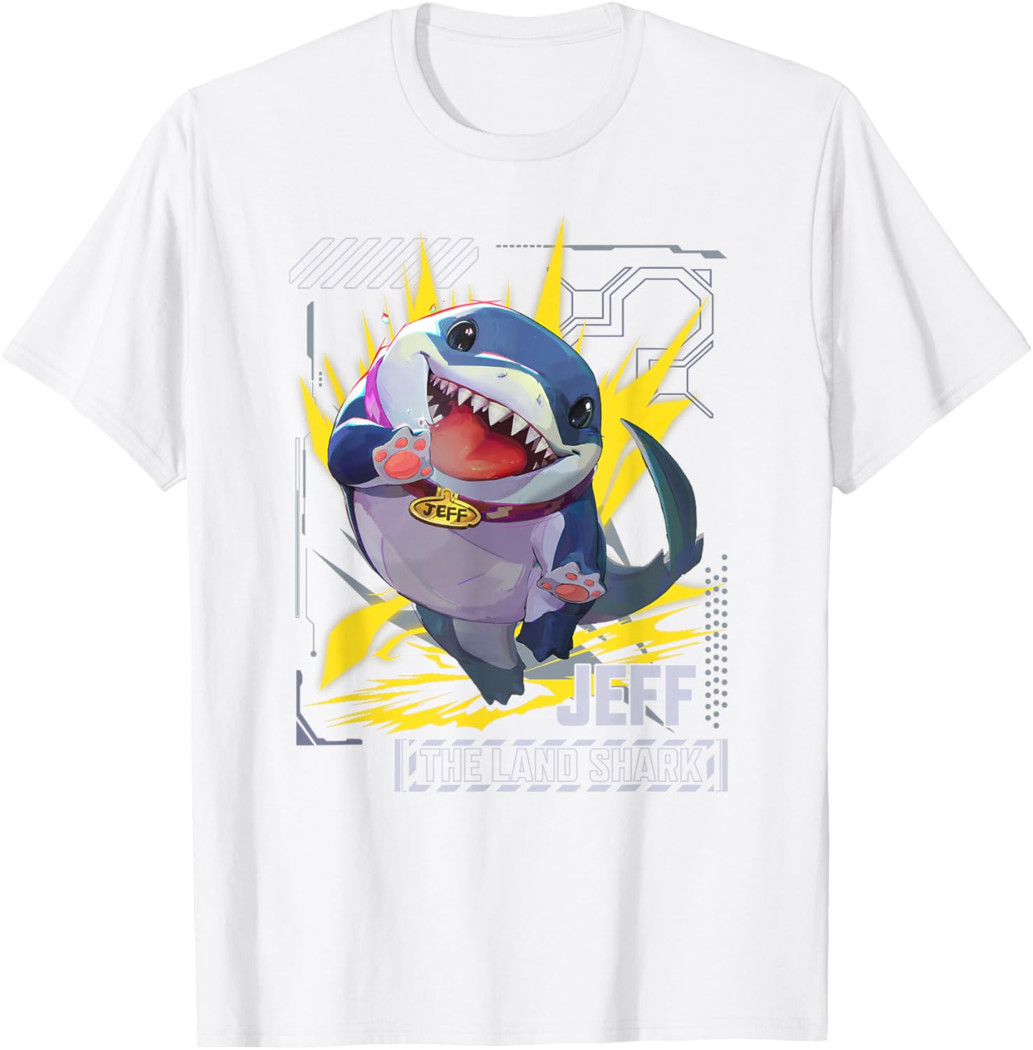 Marvel Rivals Jeff the Land Shark T-Shirt for Superhero Gamers - 15