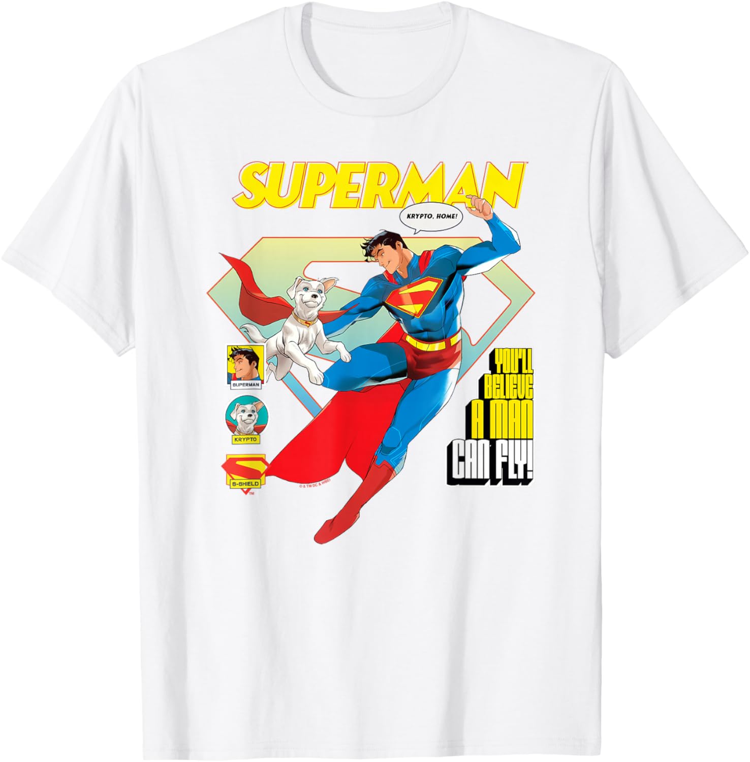 Superman 2025 Krypto Poster T-Shirt for Fans of Superhero Style - 7