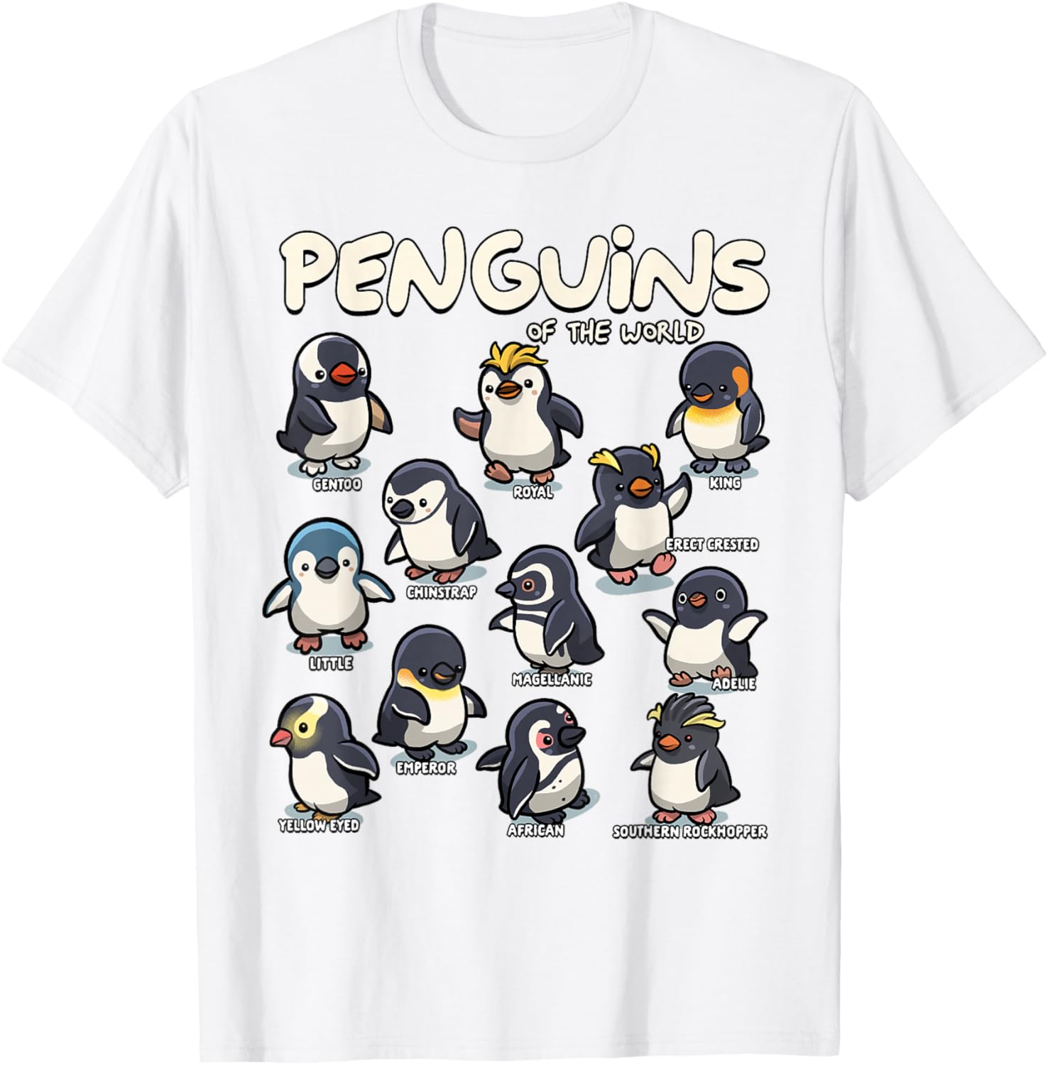 Cute Penguin Lovers T-Shirt for Animal Fans - Stylish Penguin Apparel - 10