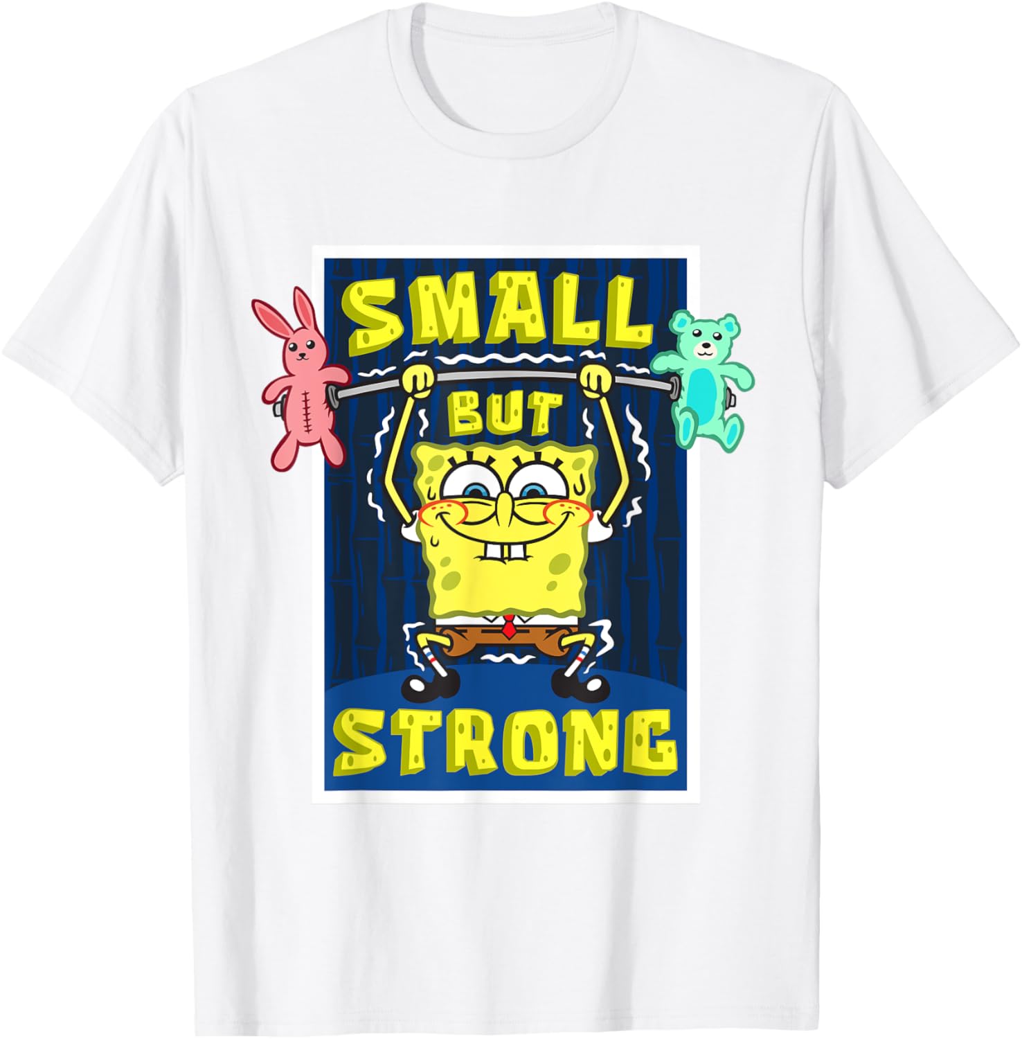 Mademark SpongeBob Small But Strong Birthday T-Shirt for Kids - 2