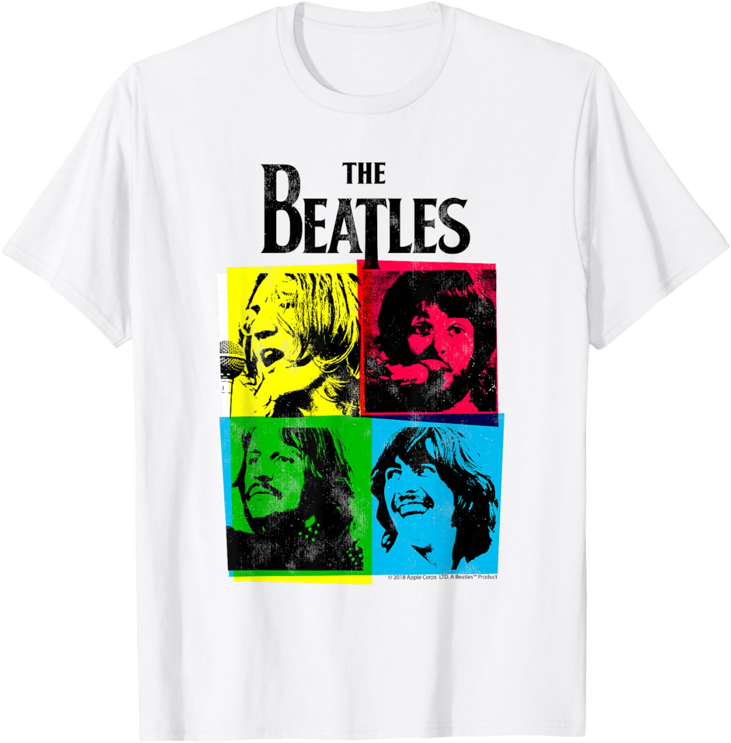 CMYK Beatles Graphic T-Shirt for Music Lovers - Stylish Casual Wear - 4
