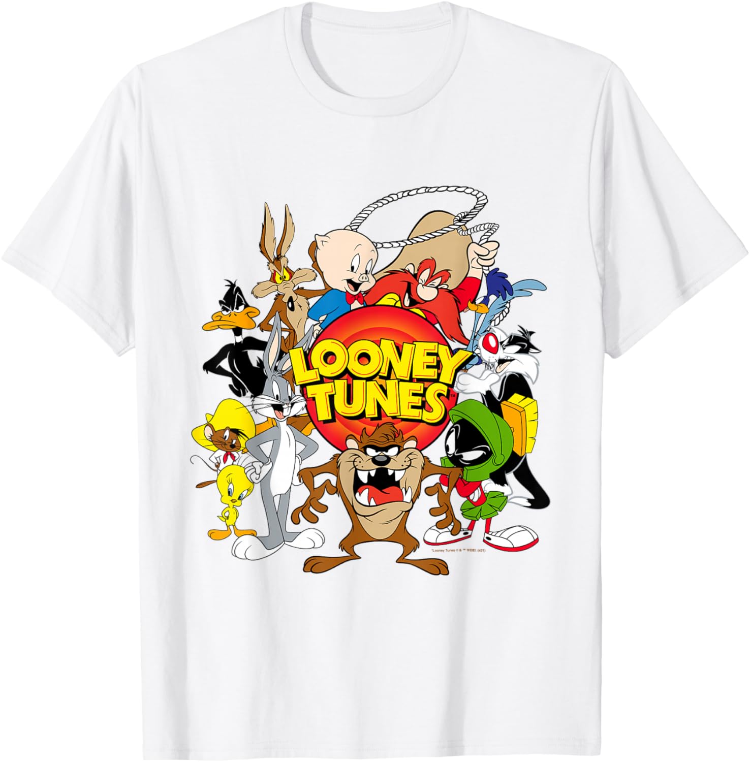 Looney Tunes Character Group T-Shirt for Fun Cartoon Lovers - 11