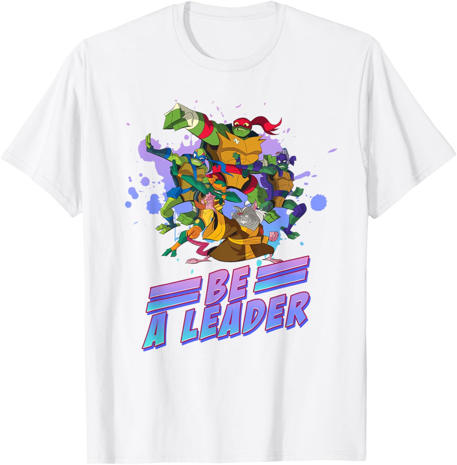 Mademark TMNT Be a Leader T-Shirt for Kids - Fun Ninja Turtles Apparel - 2