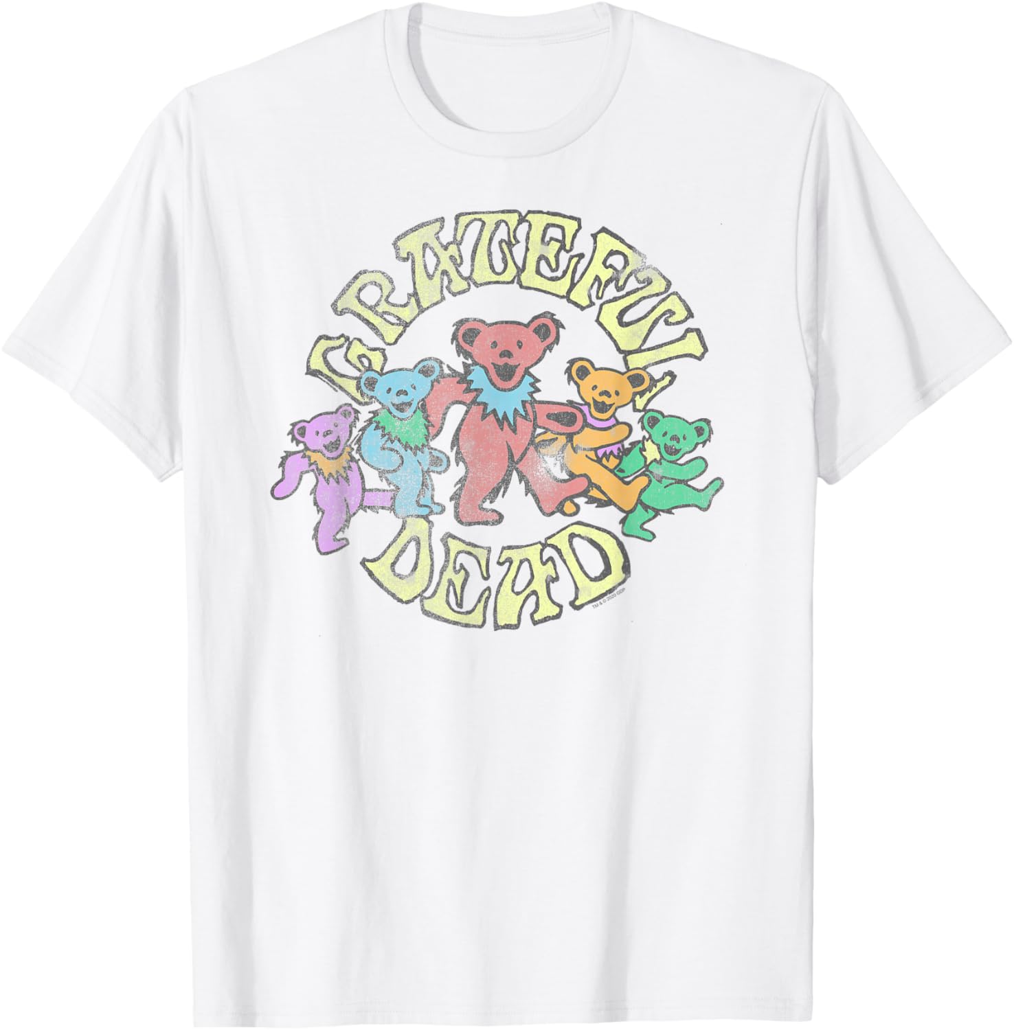 Grateful Dead Vintage Dancing Bears T-Shirt for Music Lovers and Fans - 1