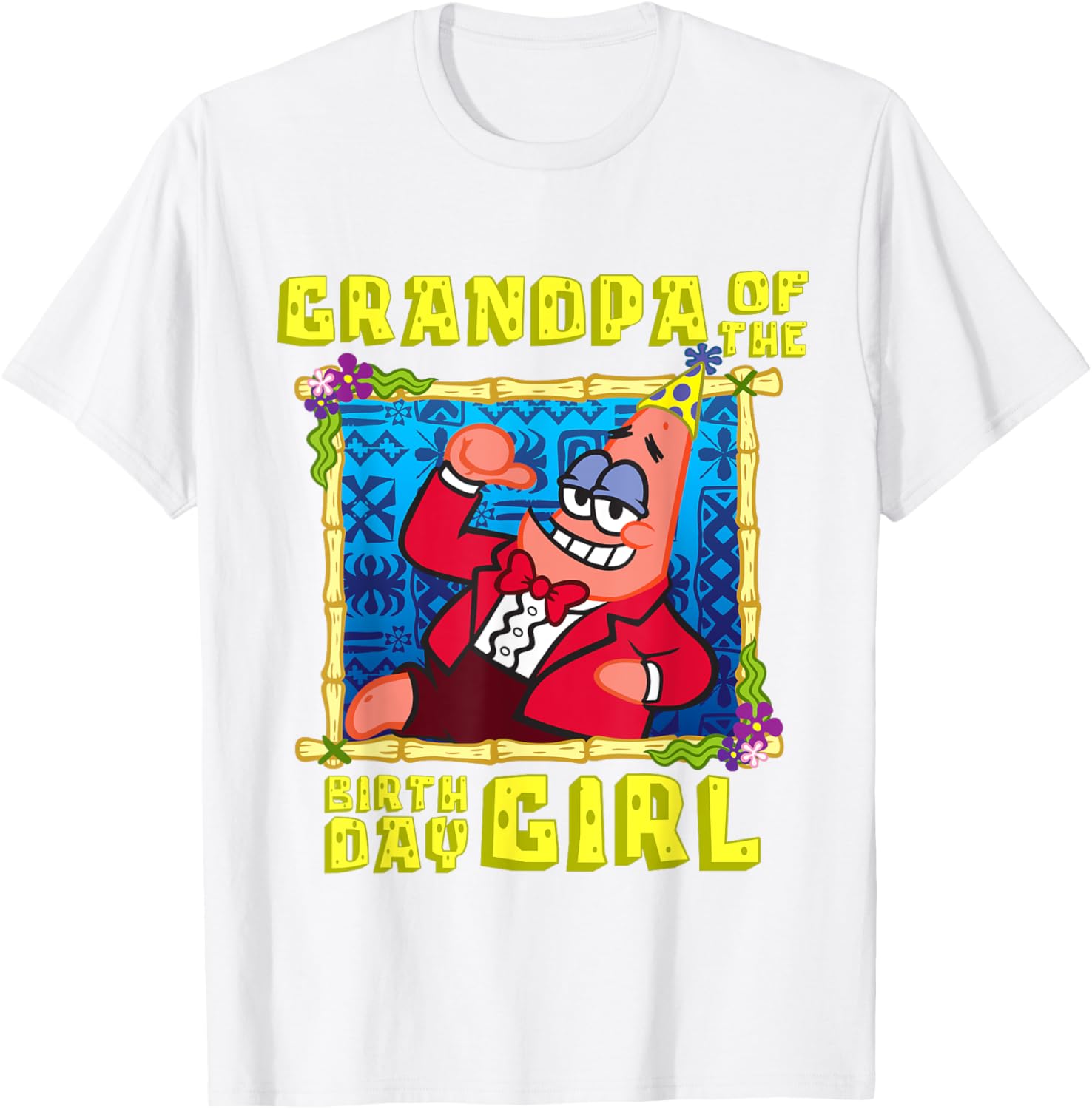 Mademark SpongeBob SquarePants Grandpa Pop T-Shirt for Birthday Girls - 11
