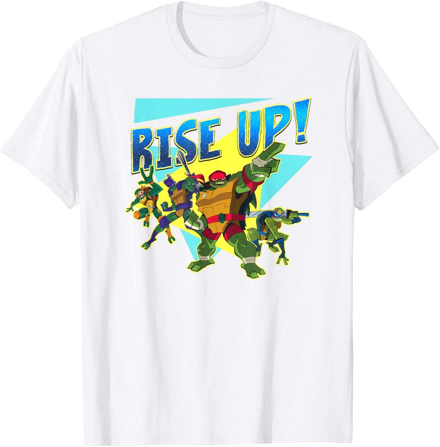 Mademark TMNT Rise Up T-Shirt for Fans of Teenage Mutant Ninja Turtles - 2