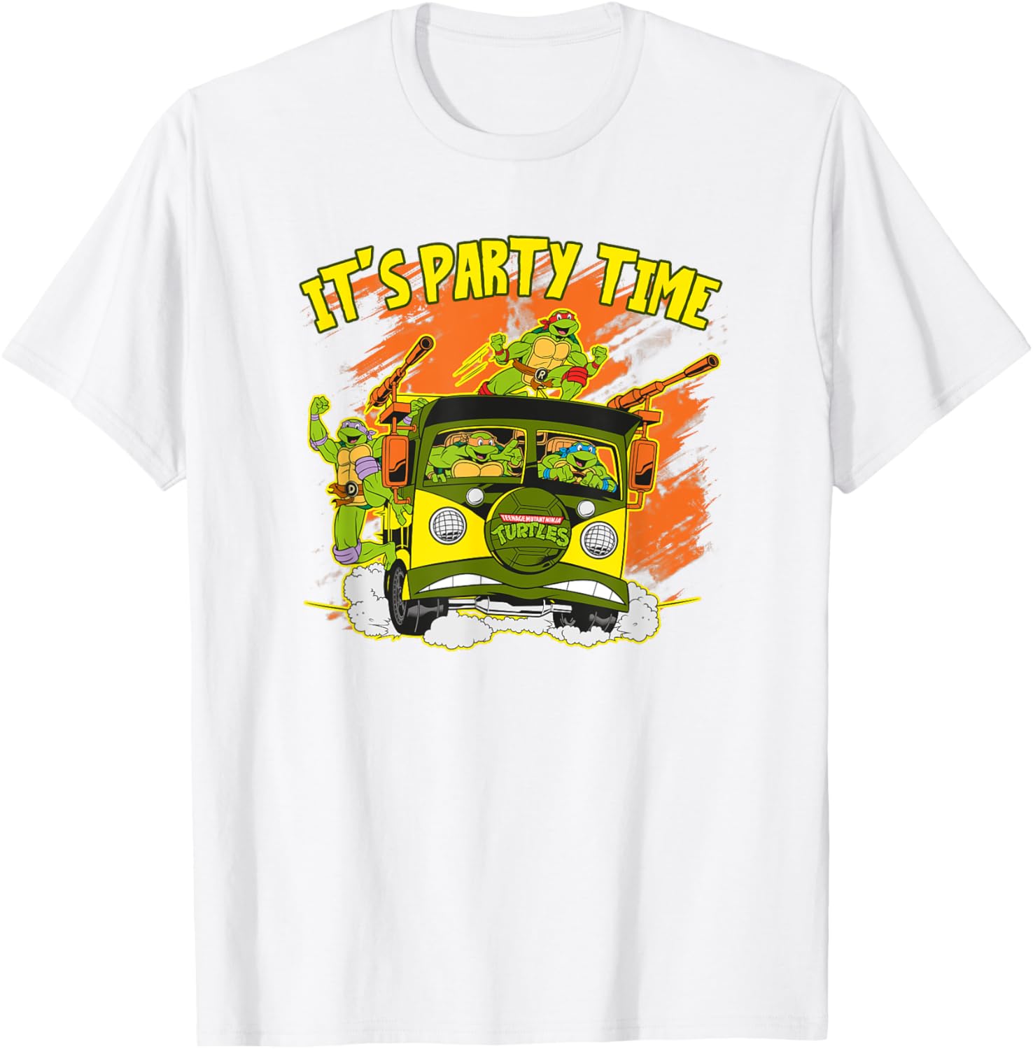 Mademark Teenage Mutant Ninja Turtles Party Time T-Shirt for Kids - 9