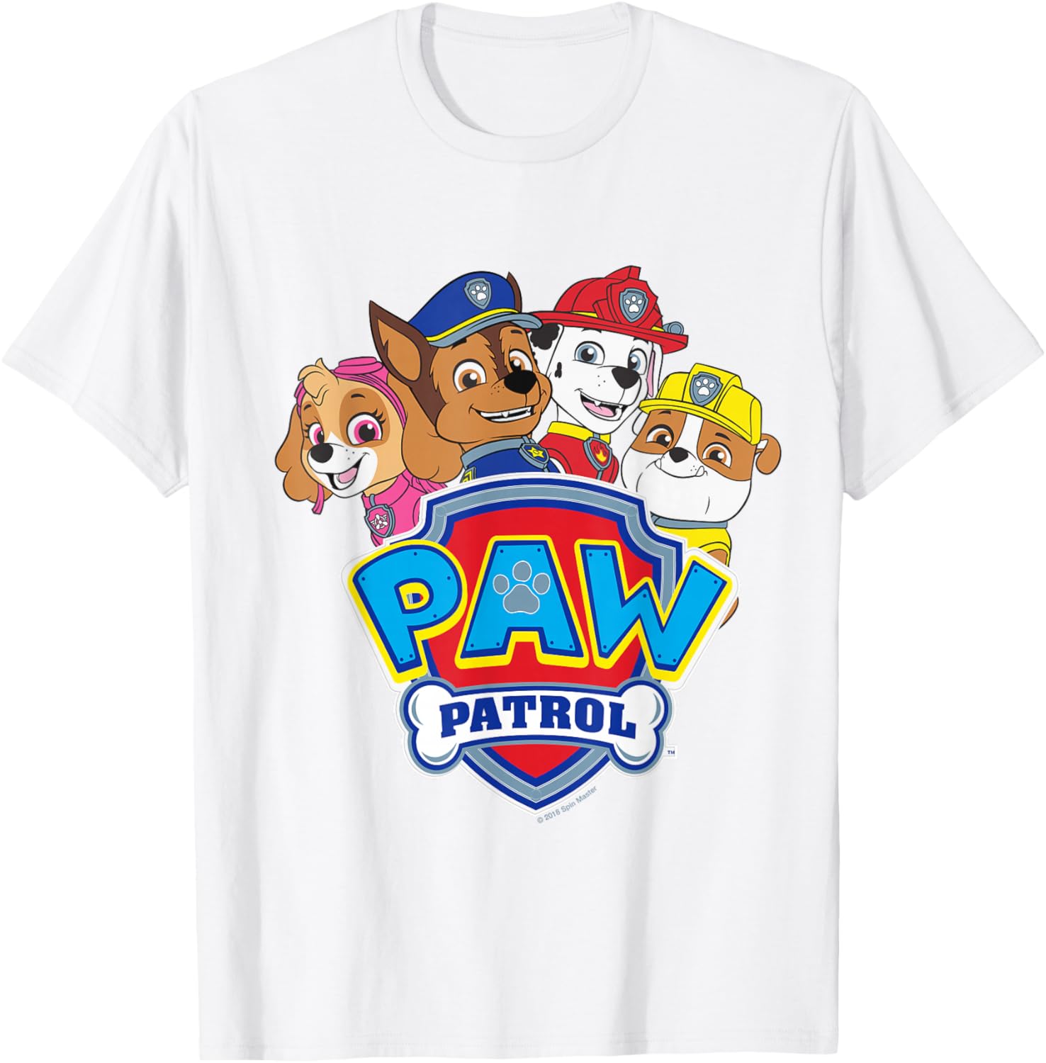 Paw Patrol Logo Group T-Shirt for Kids - Fun and Stylish Apparel - 5