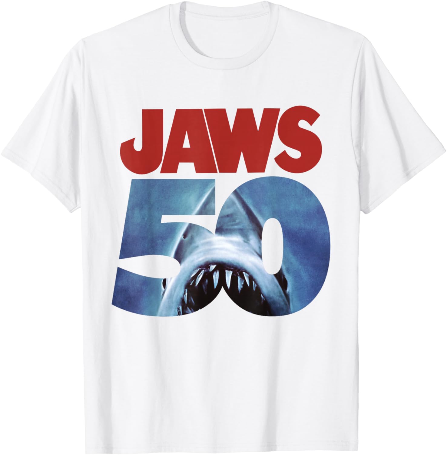 Jaws 50th Anniversary Front and Back T-Shirt for Movie Fans and Collectors - 12