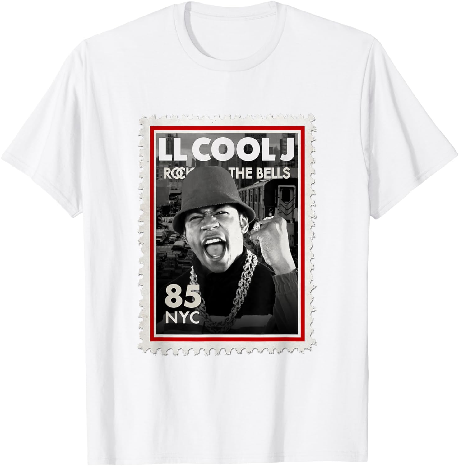 LL Cool J Rock The Bells NY 85 Vintage Legends T-Shirt for 90s Fans - 1