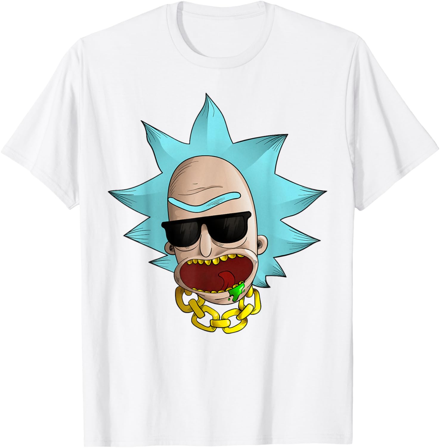 Mademark x Rick and Morty Cool Chained Reaction T-Shirt for Fans - 12