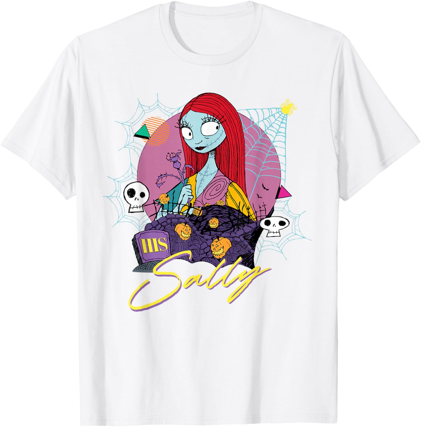 Disney The Nightmare Before Christmas Matching His Sally T-Shirt for Couples - 22