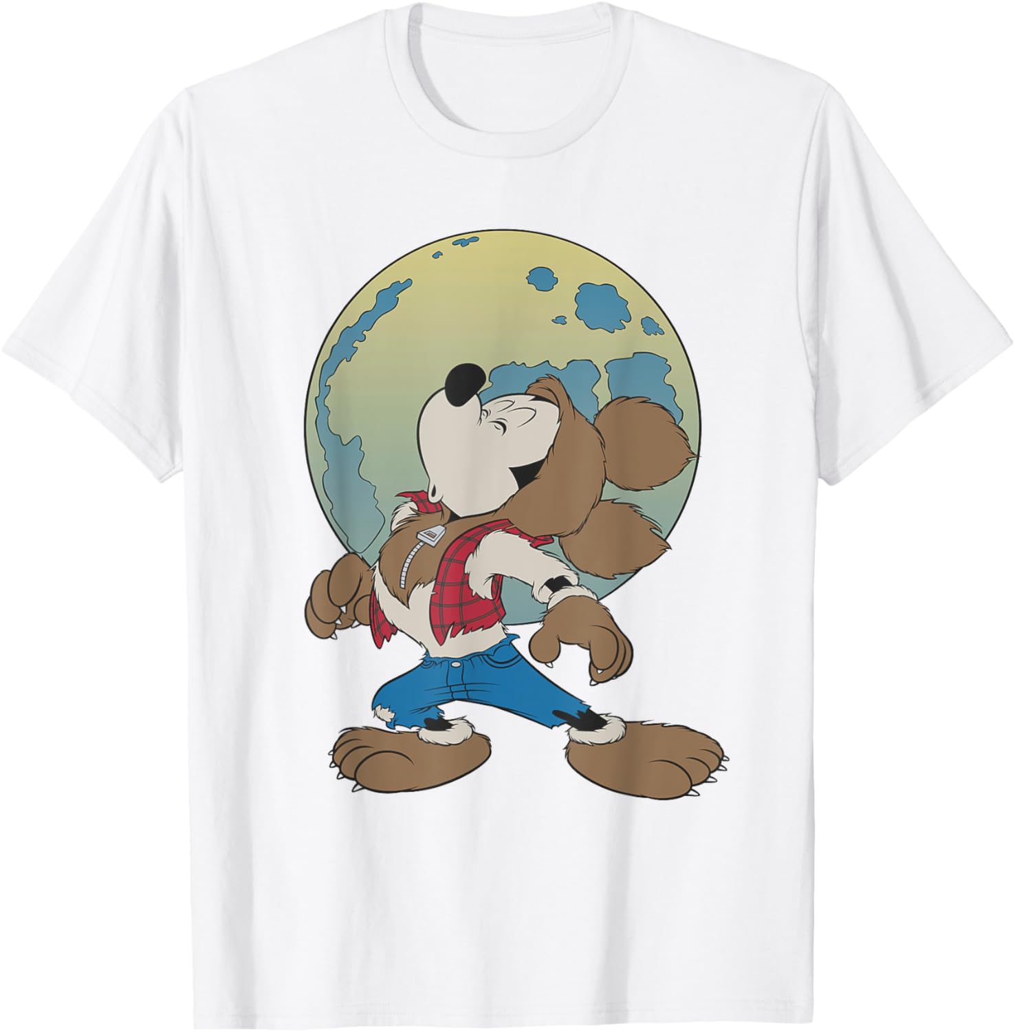 Mickey Mouse Werewolf Halloween Costume T-Shirt for Fun Celebrations - 6