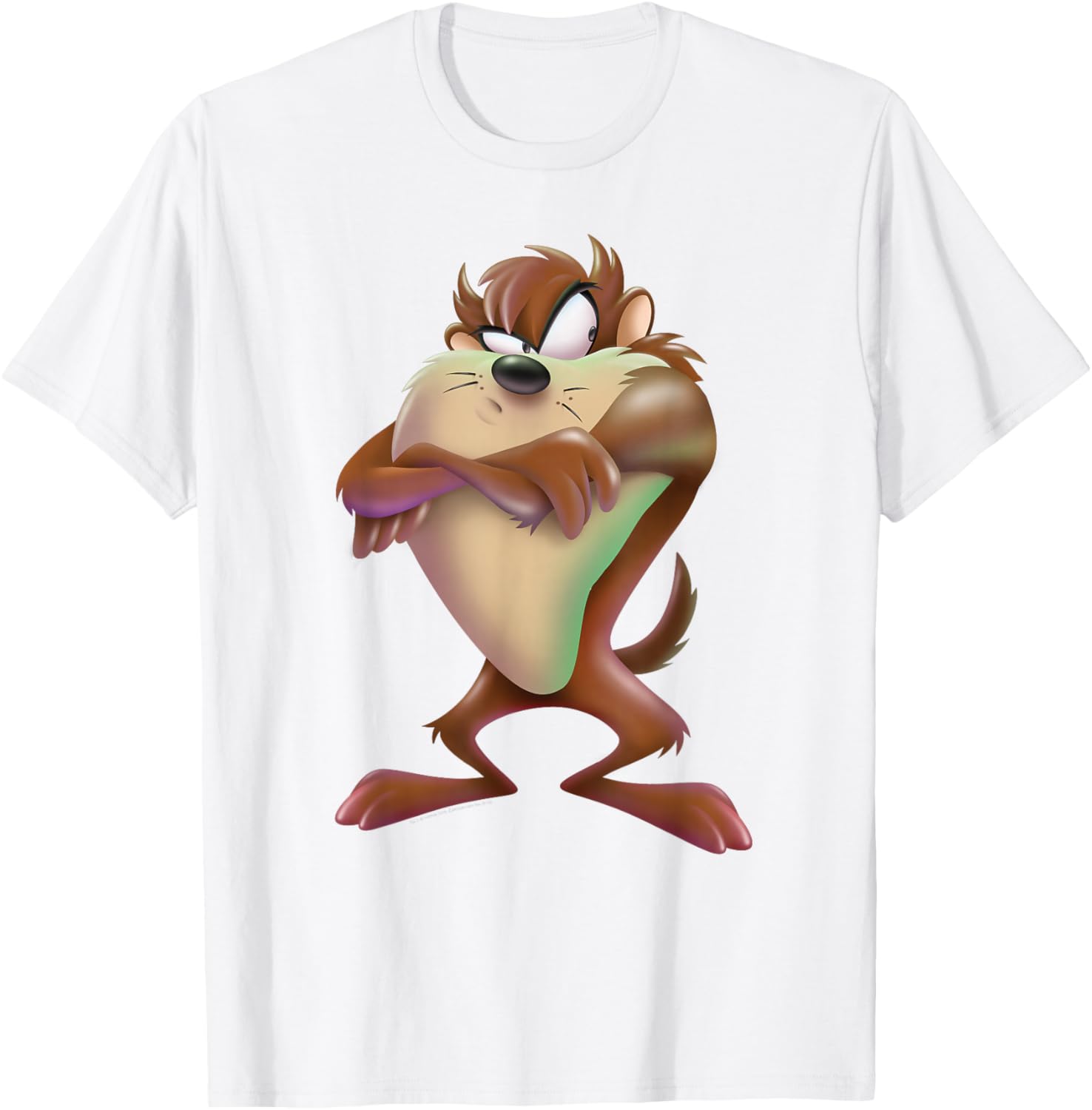 Looney Tunes Tazmanian Devil Airbrushed T-Shirt for Fun Fashion Lovers - 5